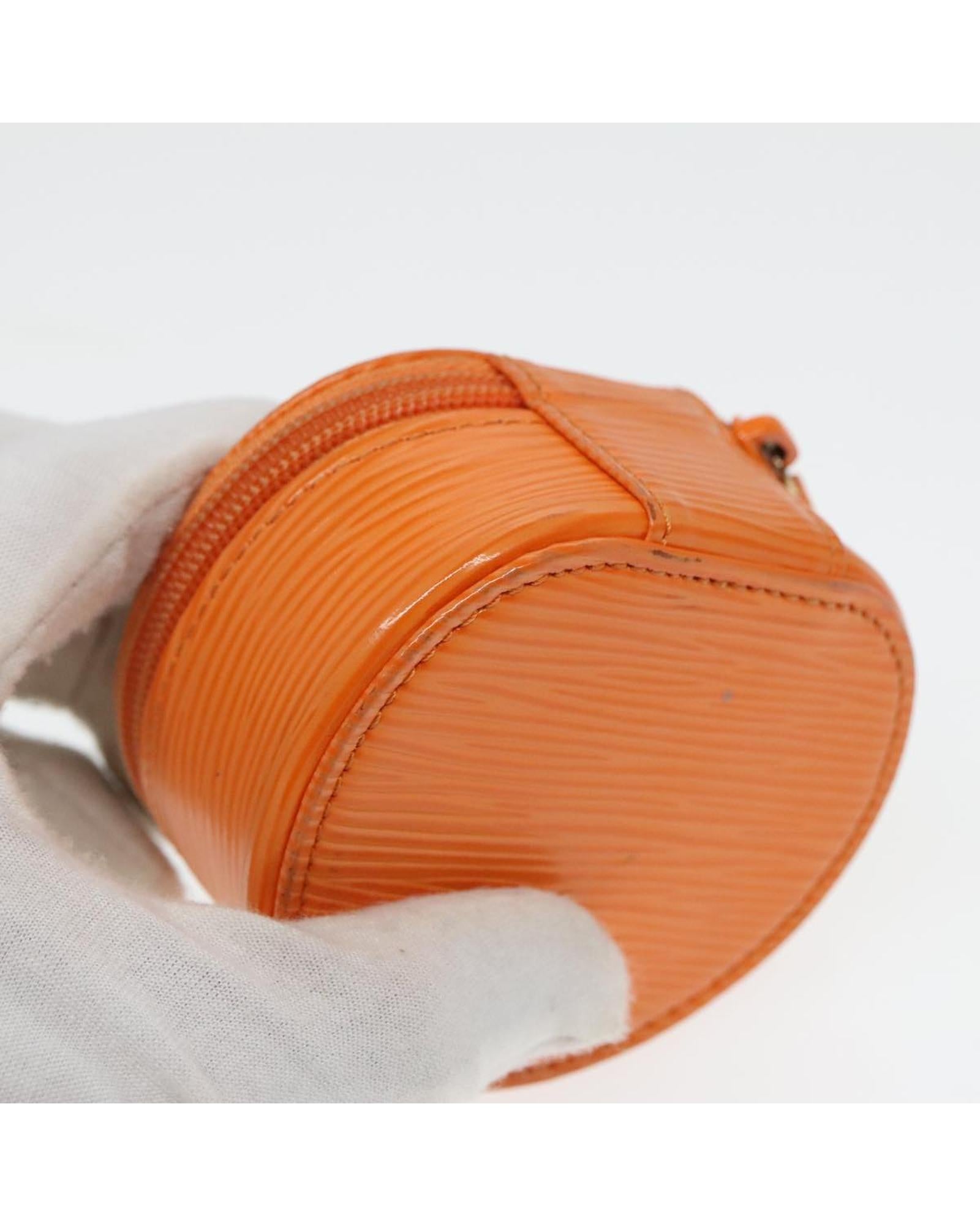 Epi Leather Jewelry Box with Secure Clasp