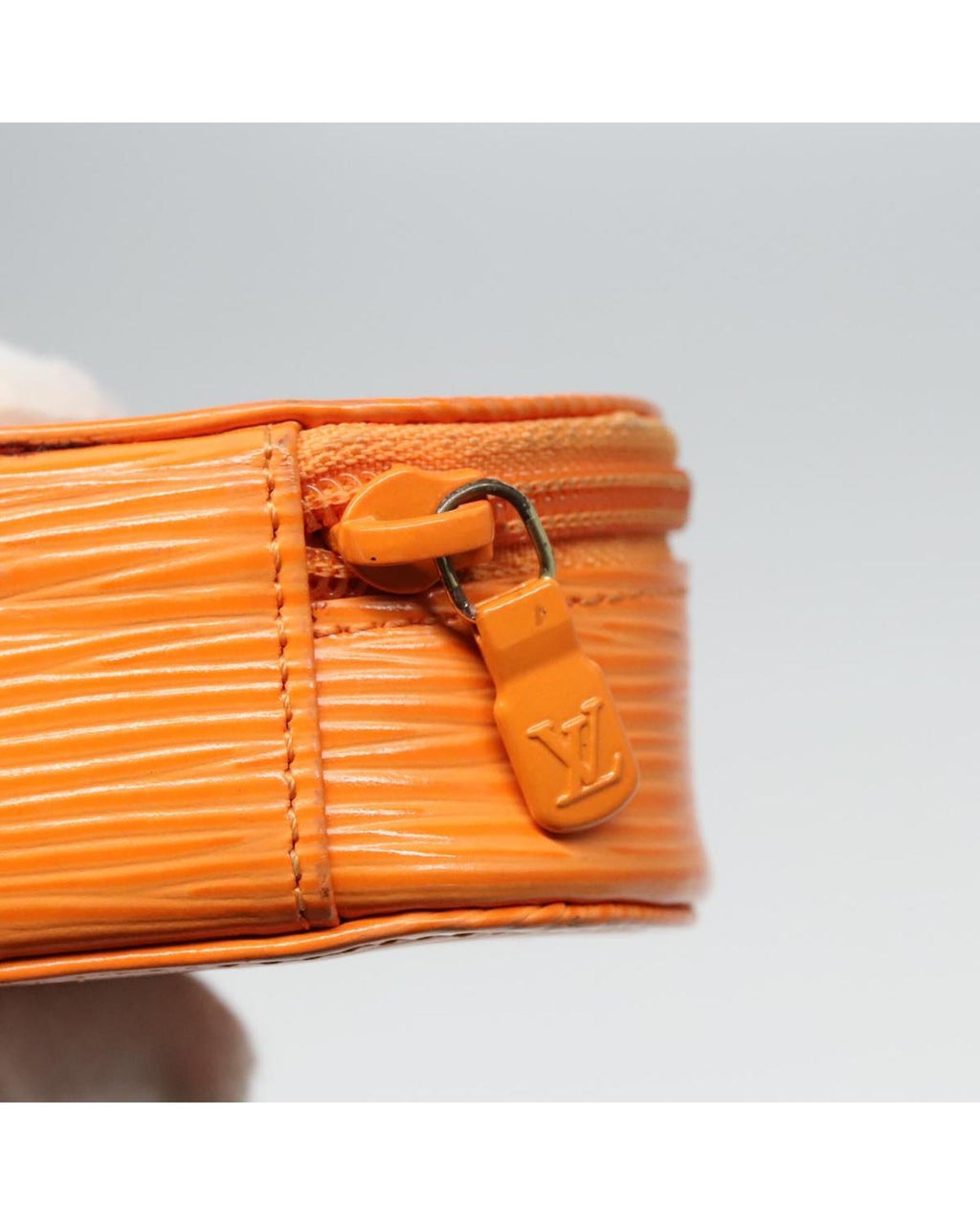 Epi Leather Jewelry Box with Secure Clasp