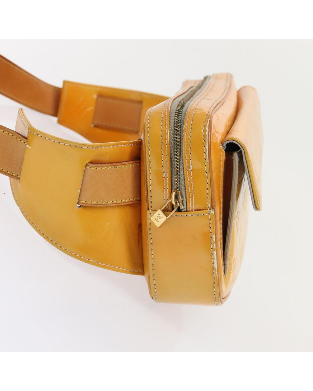 Monogram Vernis Patent Leather Waist Bag with Adjustable Strap