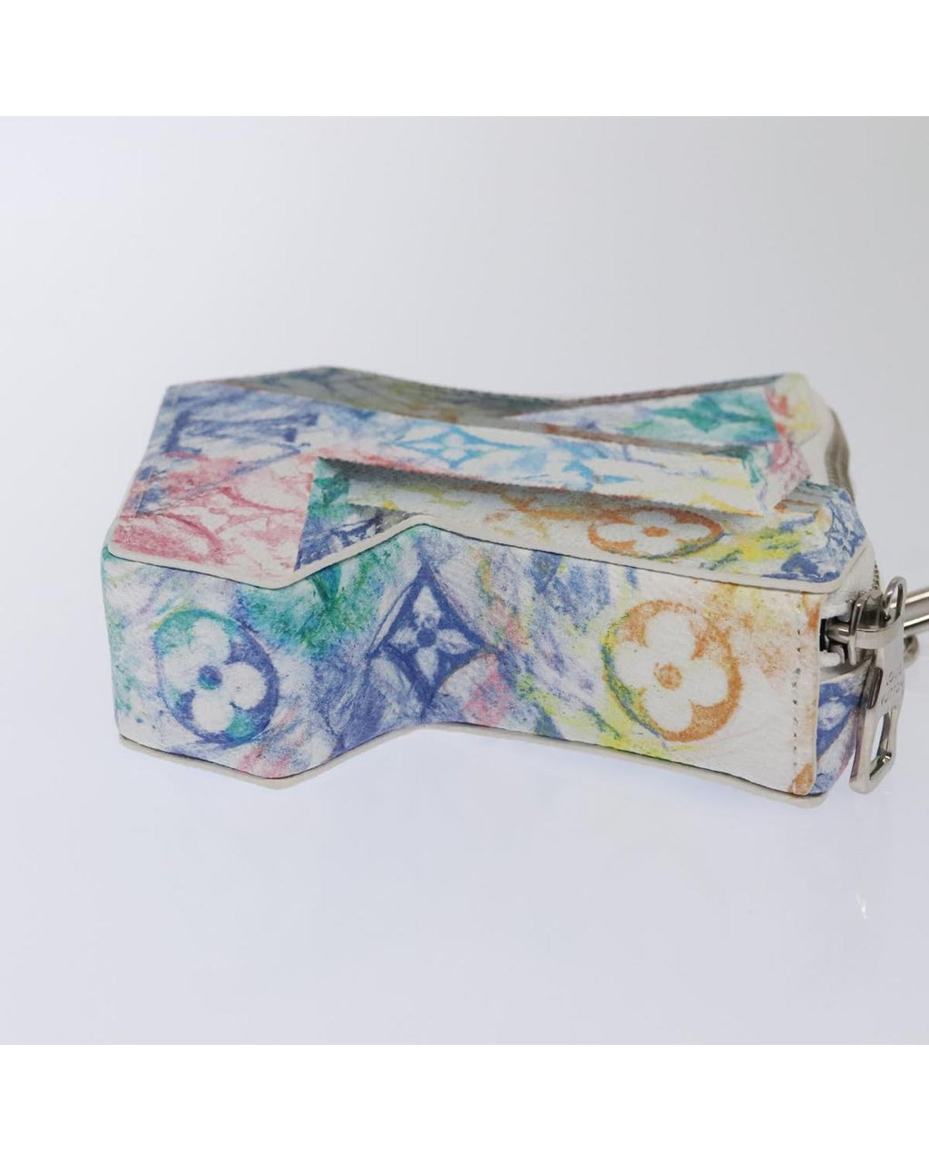 Monogram Pastel Colors LV Block Multicolor Auth Bag