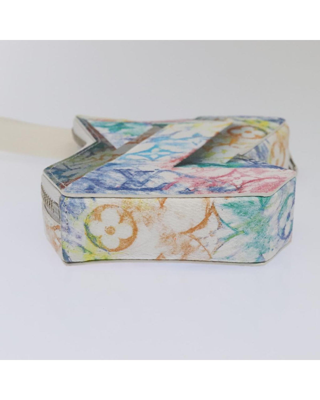 Monogram Pastel Colors LV Block Multicolor Auth Bag