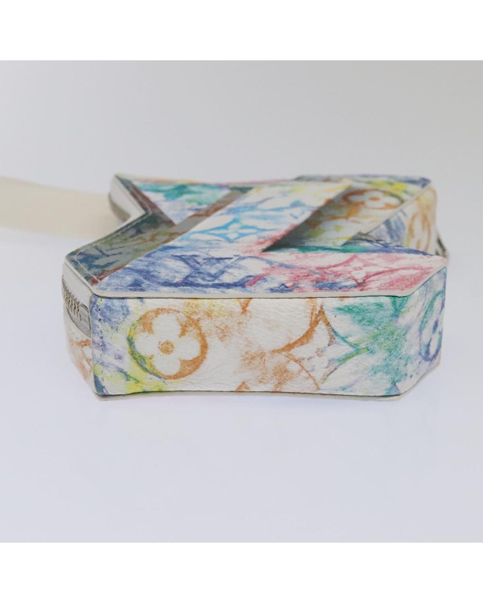 Monogram Pastel Colors LV Block Multicolor Auth Bag