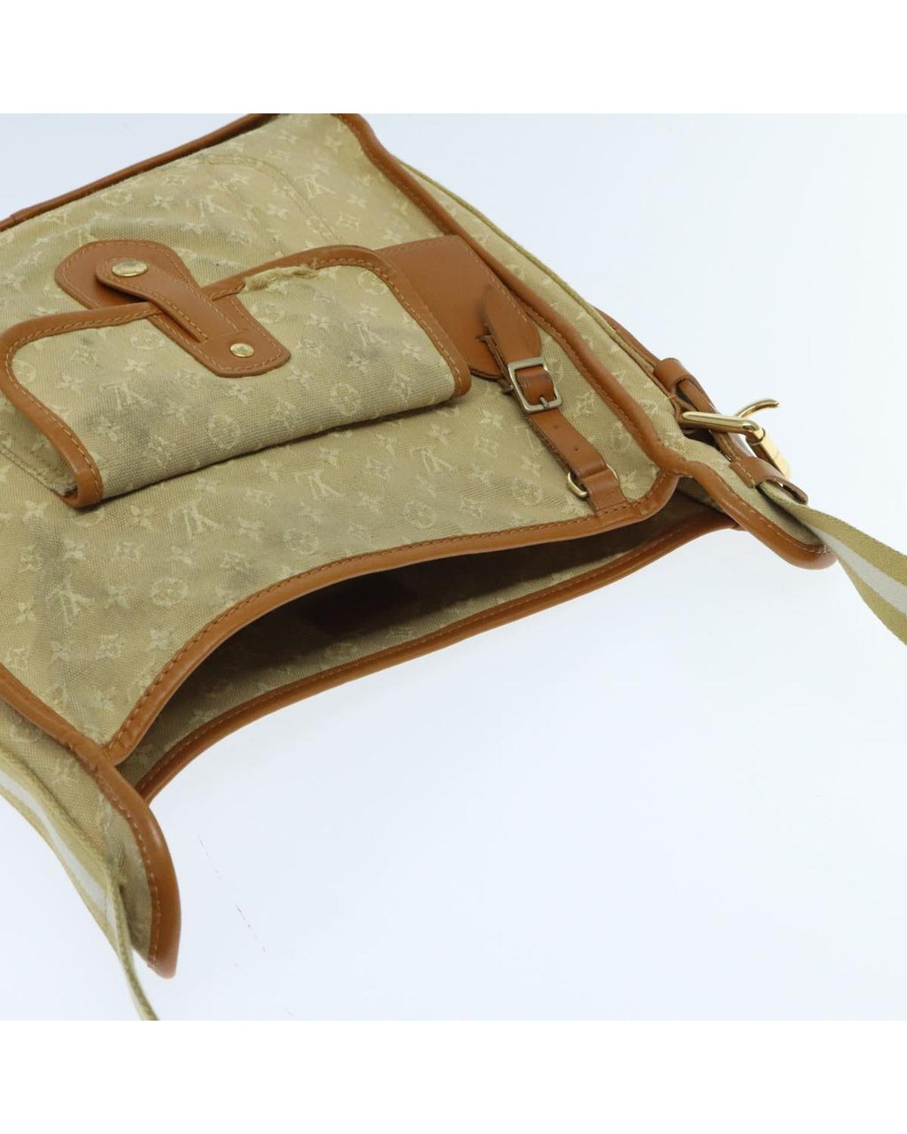 Monogram Mini Buzas Marie Kate Bag with  Detailing