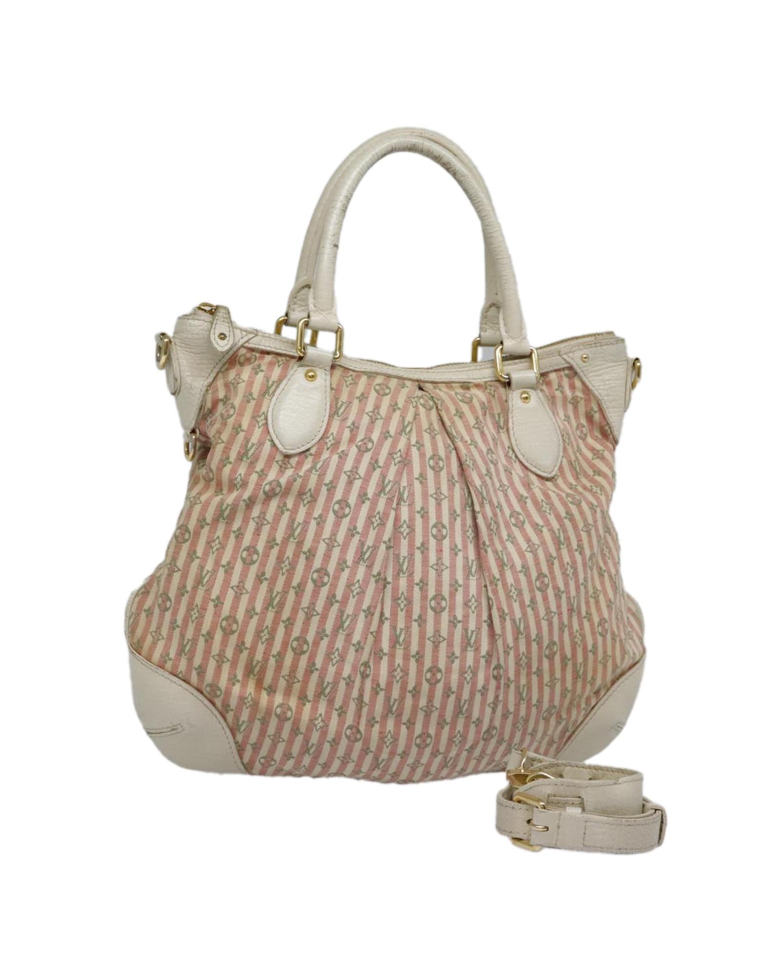 Mini Lin Croisette Marina PM Shoulder Bag with Monogram Canvas