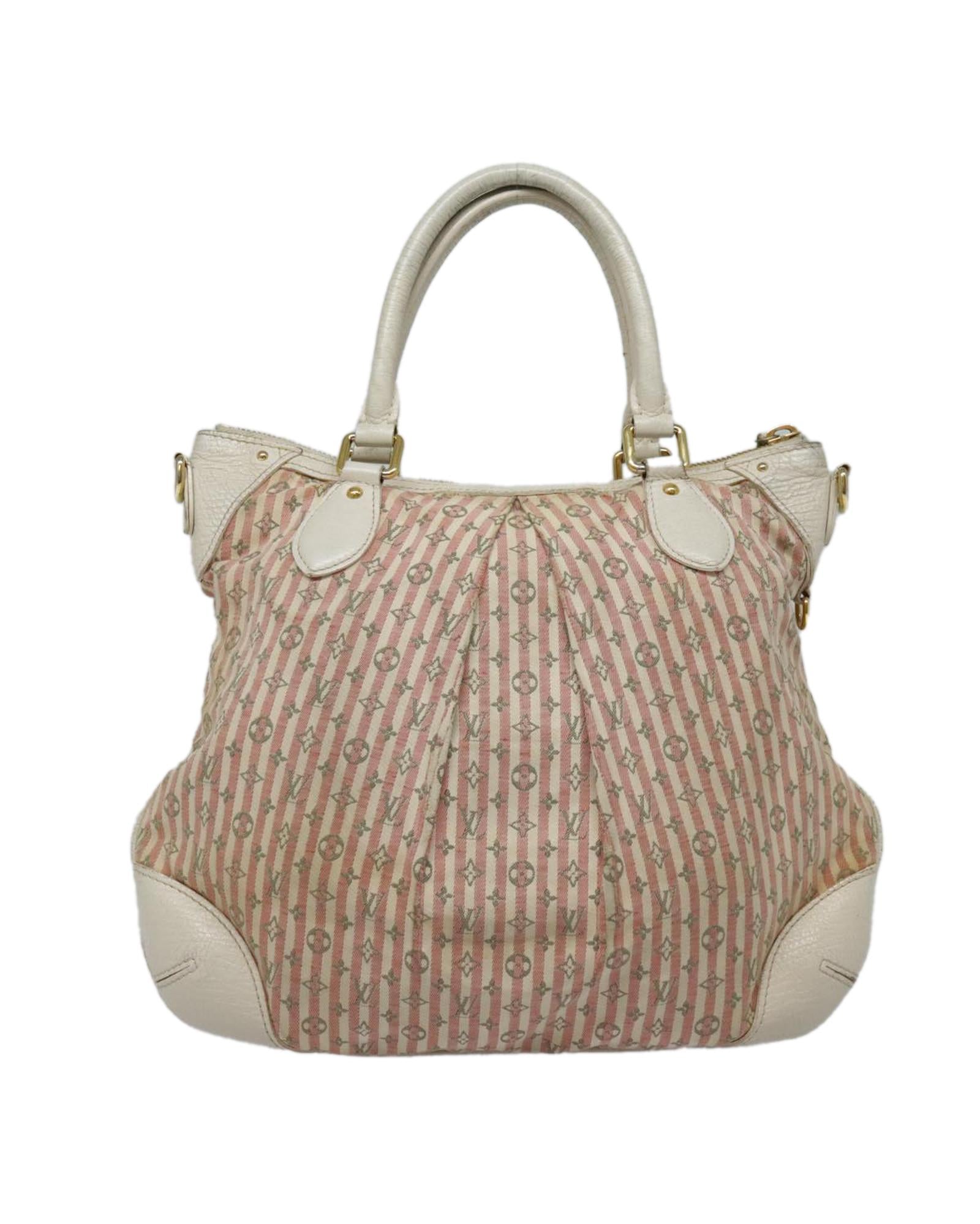 Mini Lin Croisette Marina PM Shoulder Bag with Monogram Canvas