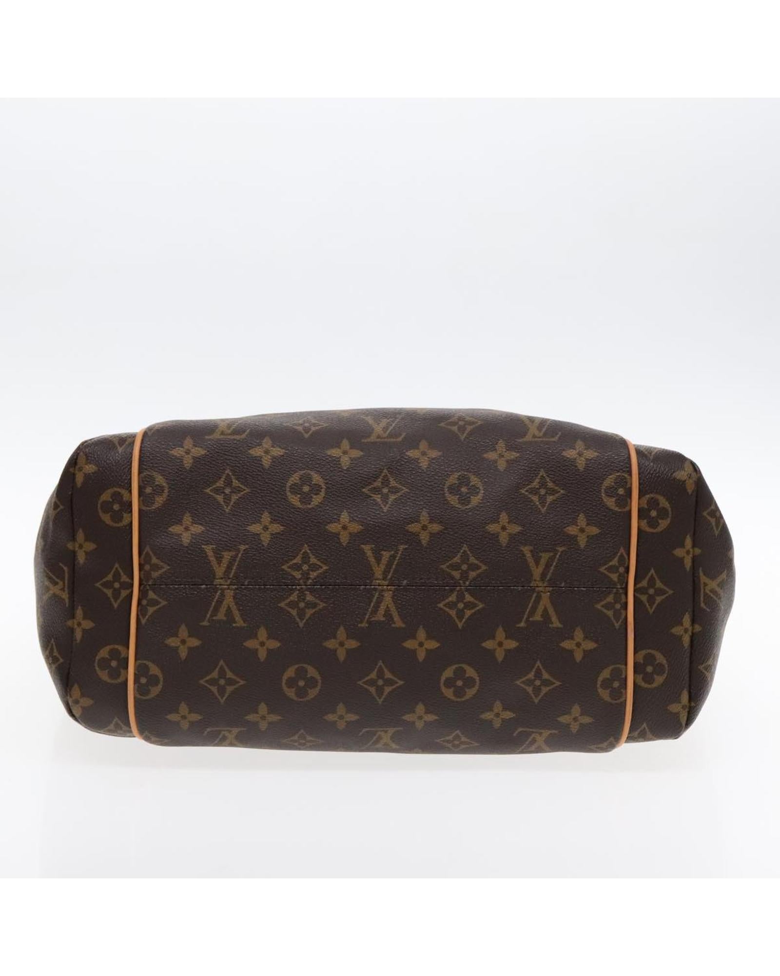 Monogram Canvas Tote Bag with Top Handles