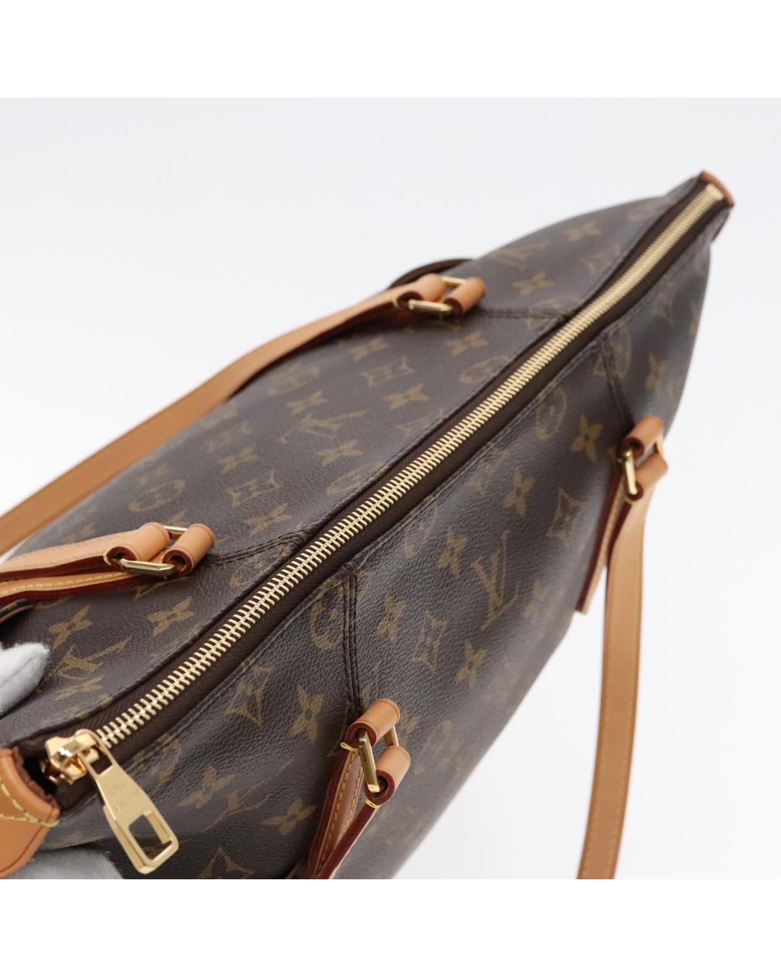 Monogram Canvas Tote Bag with Top Handles