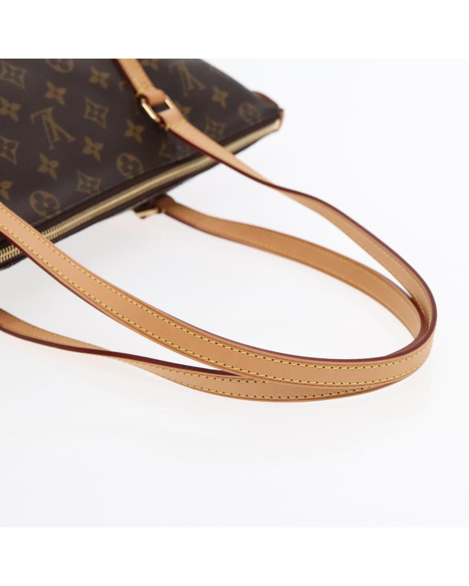 Monogram Canvas Tote Bag with Top Handles