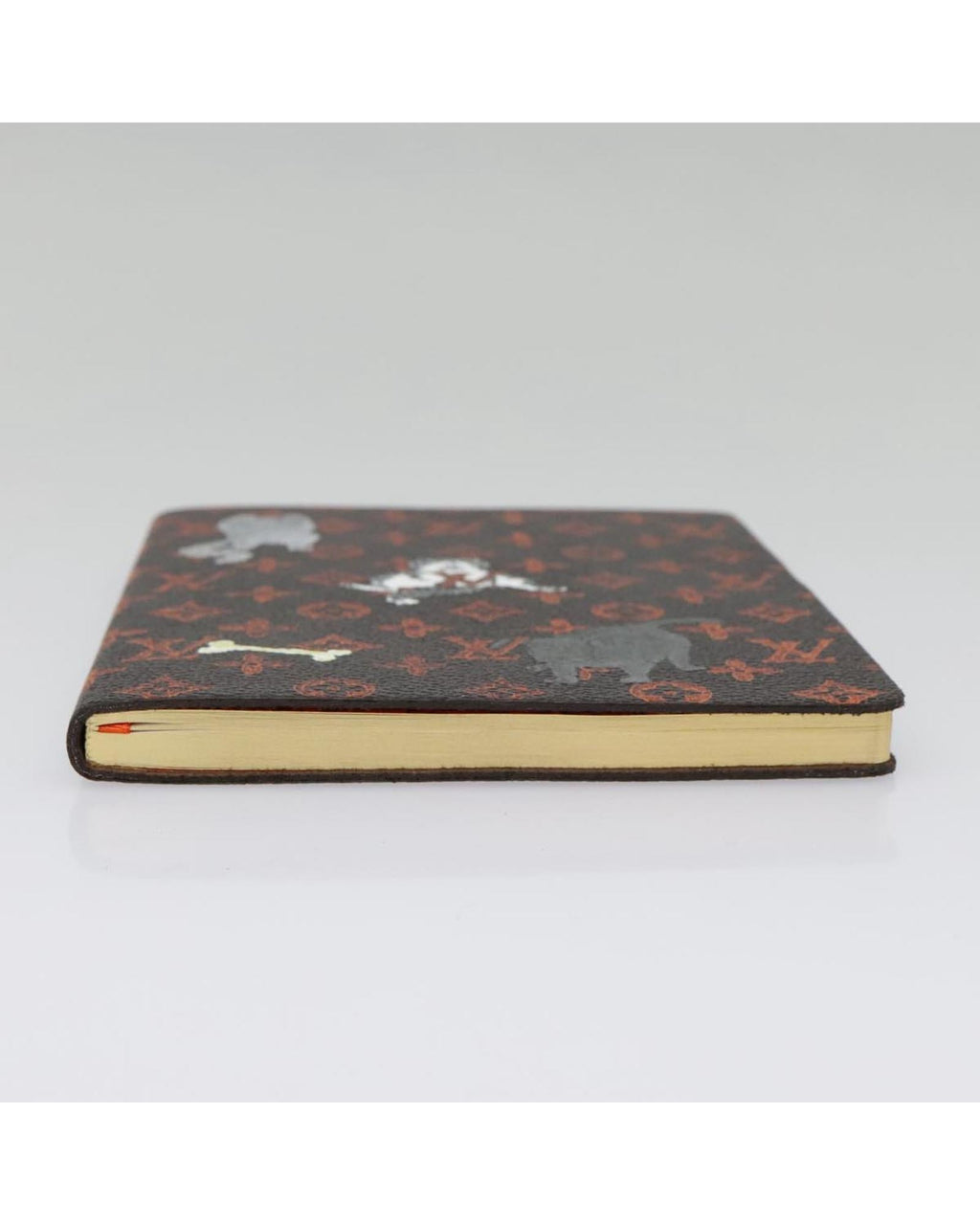 Monogram Canvas Note Cover with Catgram Design