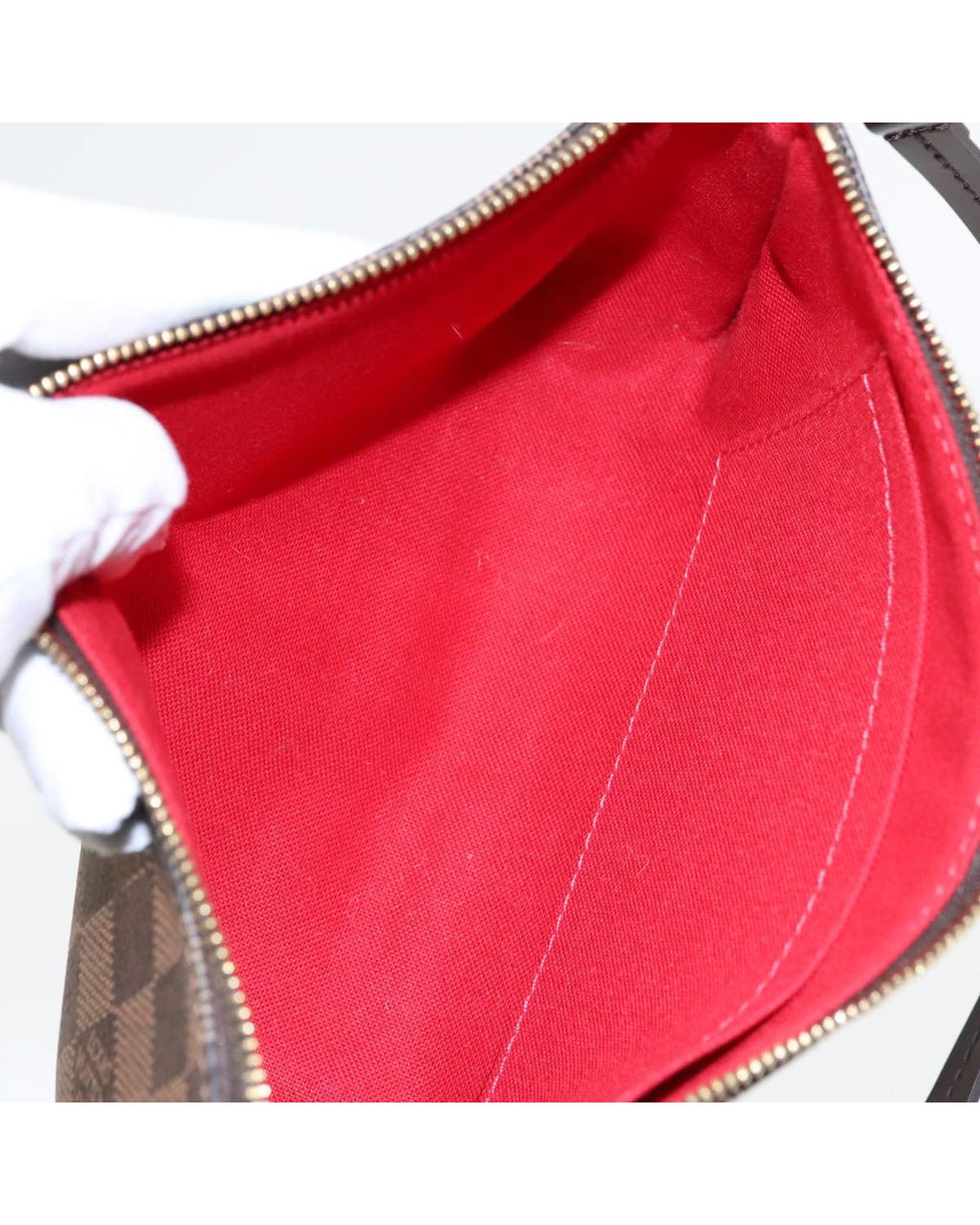 Damier Ebene Canvas Pochette Accessoires Pouch with Dust Bag