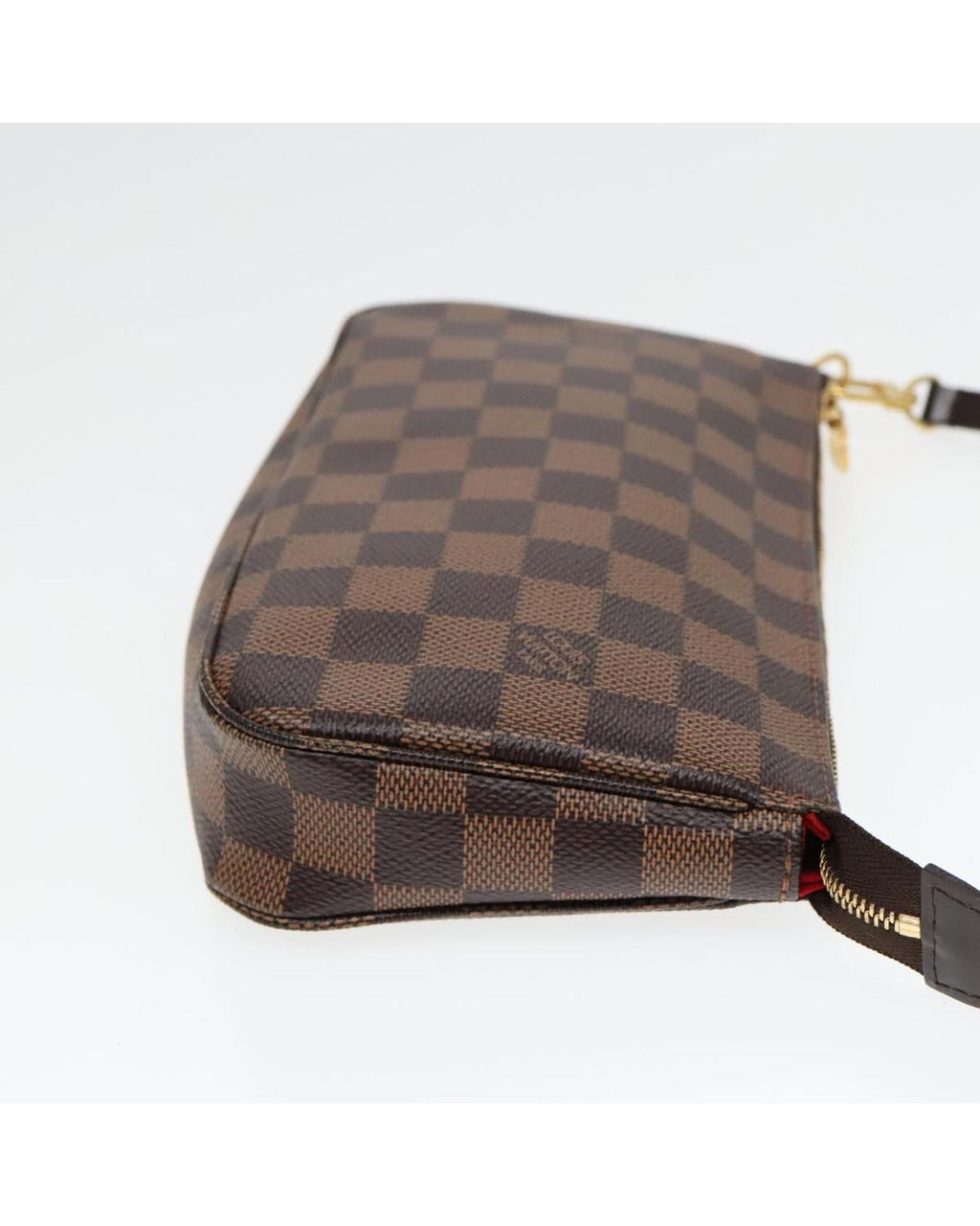 Damier Ebene Canvas Pochette Accessoires Pouch with Dust Bag