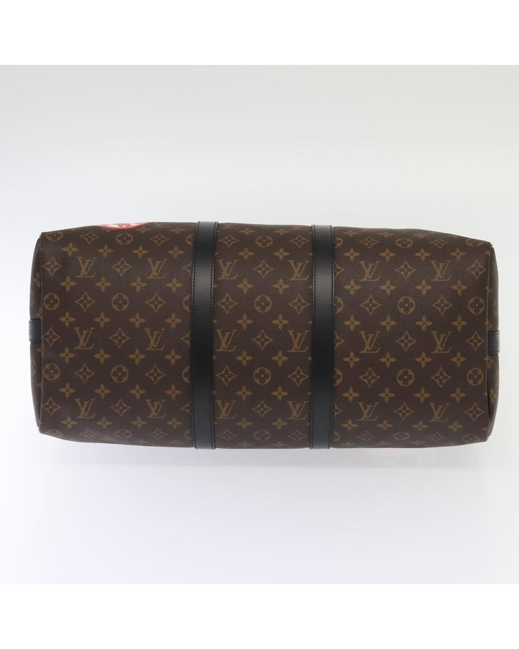 Monogram Canvas Keepall Bandouliere Bag with Dust Bag and Accessories