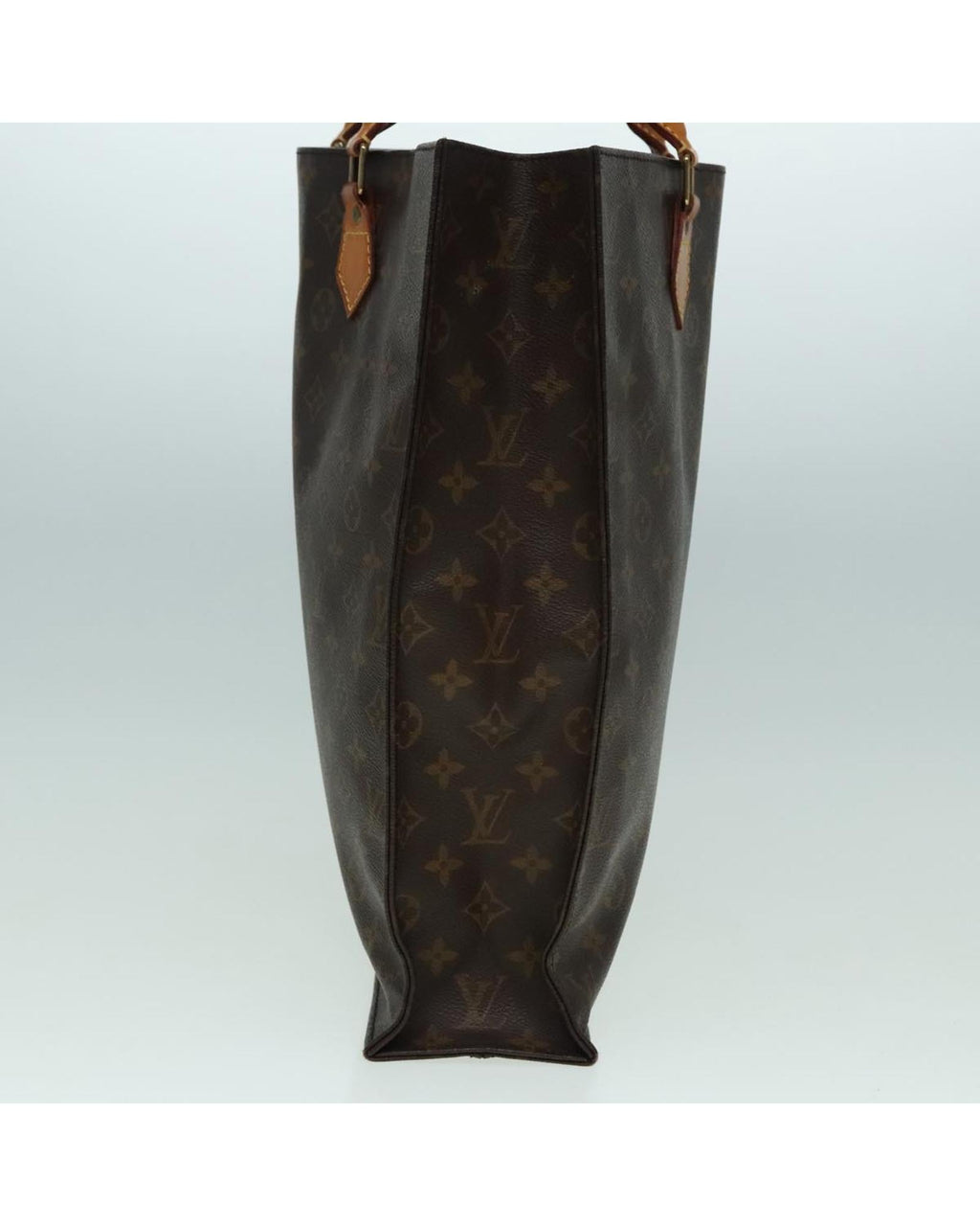 Monogram Canvas Sac Plat Handbag with Tobacco Scent and Wear