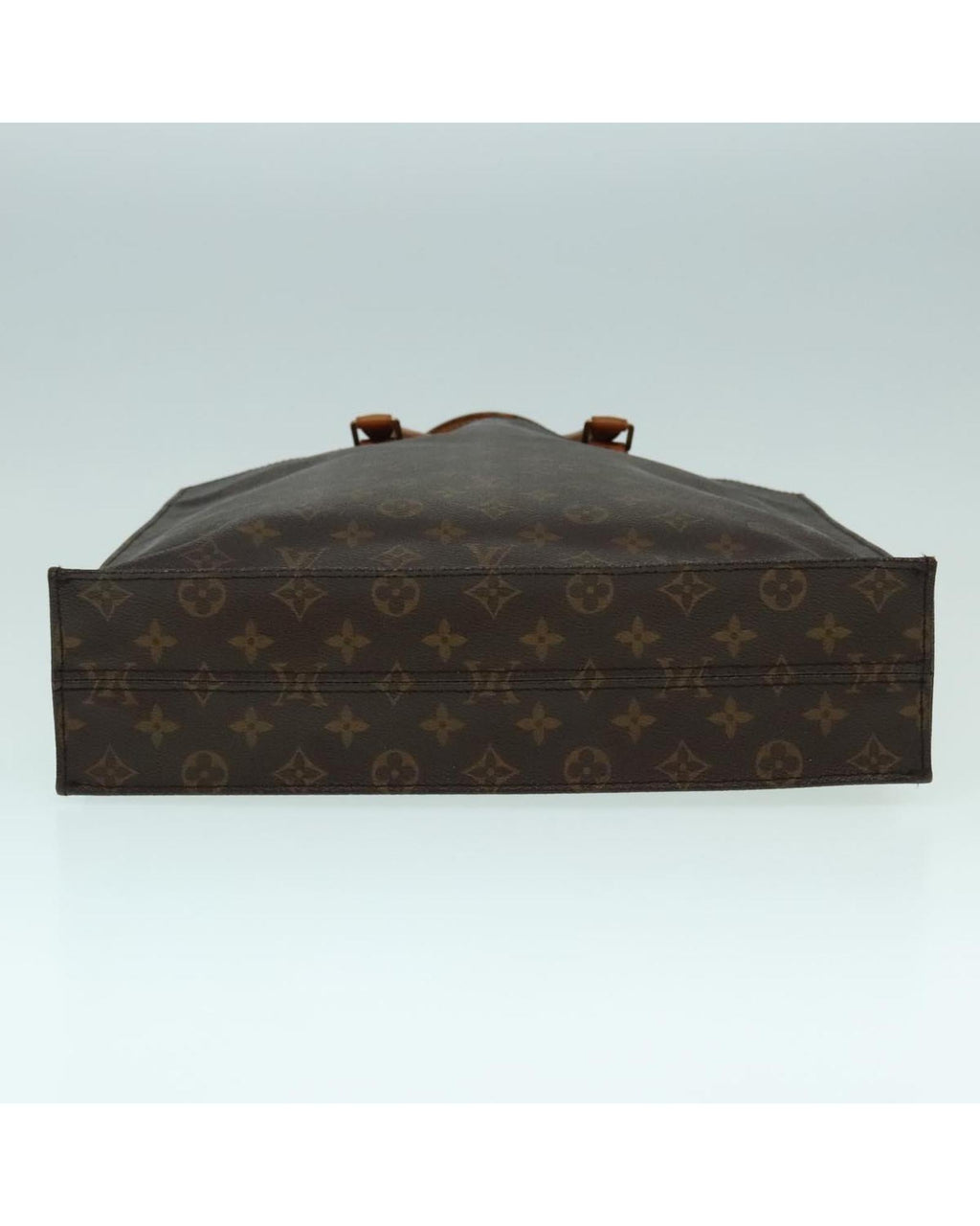 Monogram Canvas Sac Plat Handbag with Tobacco Scent and Wear