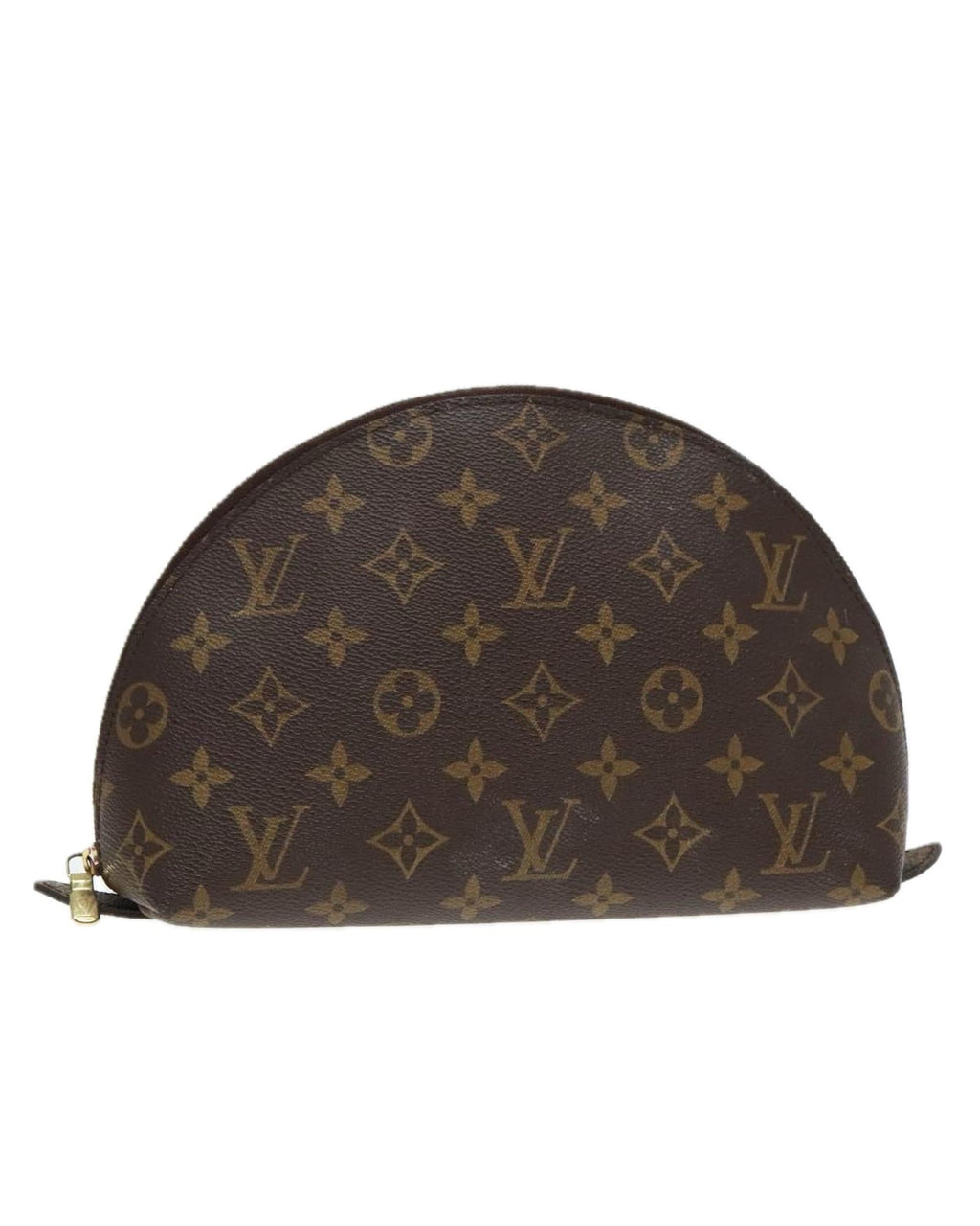 Monogram Canvas Cosmetic Pouch with Storage Odor