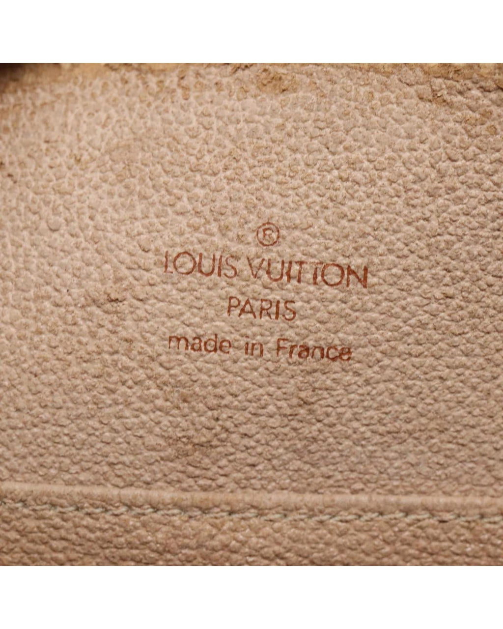 Monogram Canvas Cosmetic Pouch with Storage Odor