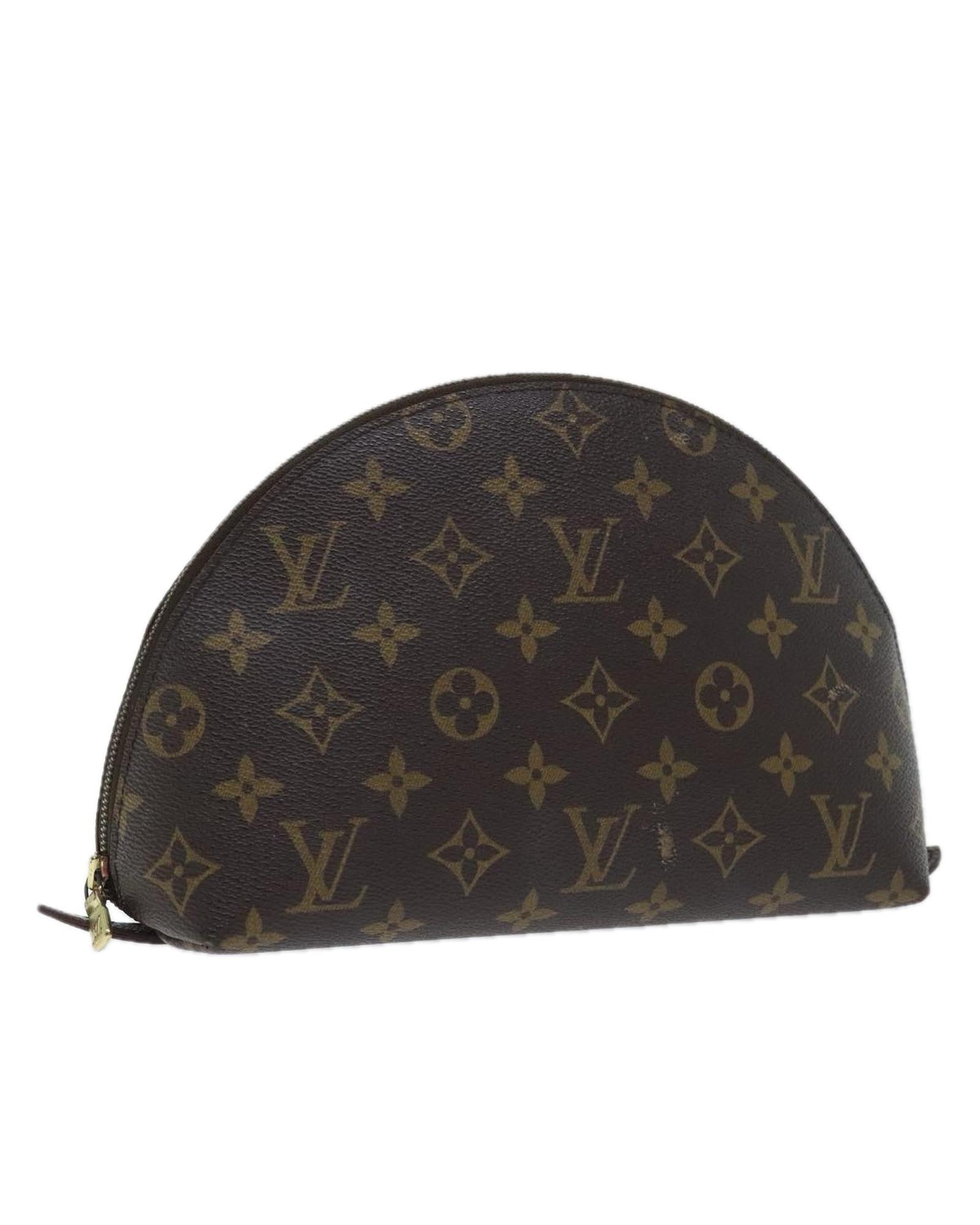 Monogram Trousse Demi Ronde Cosmetic Pouch
