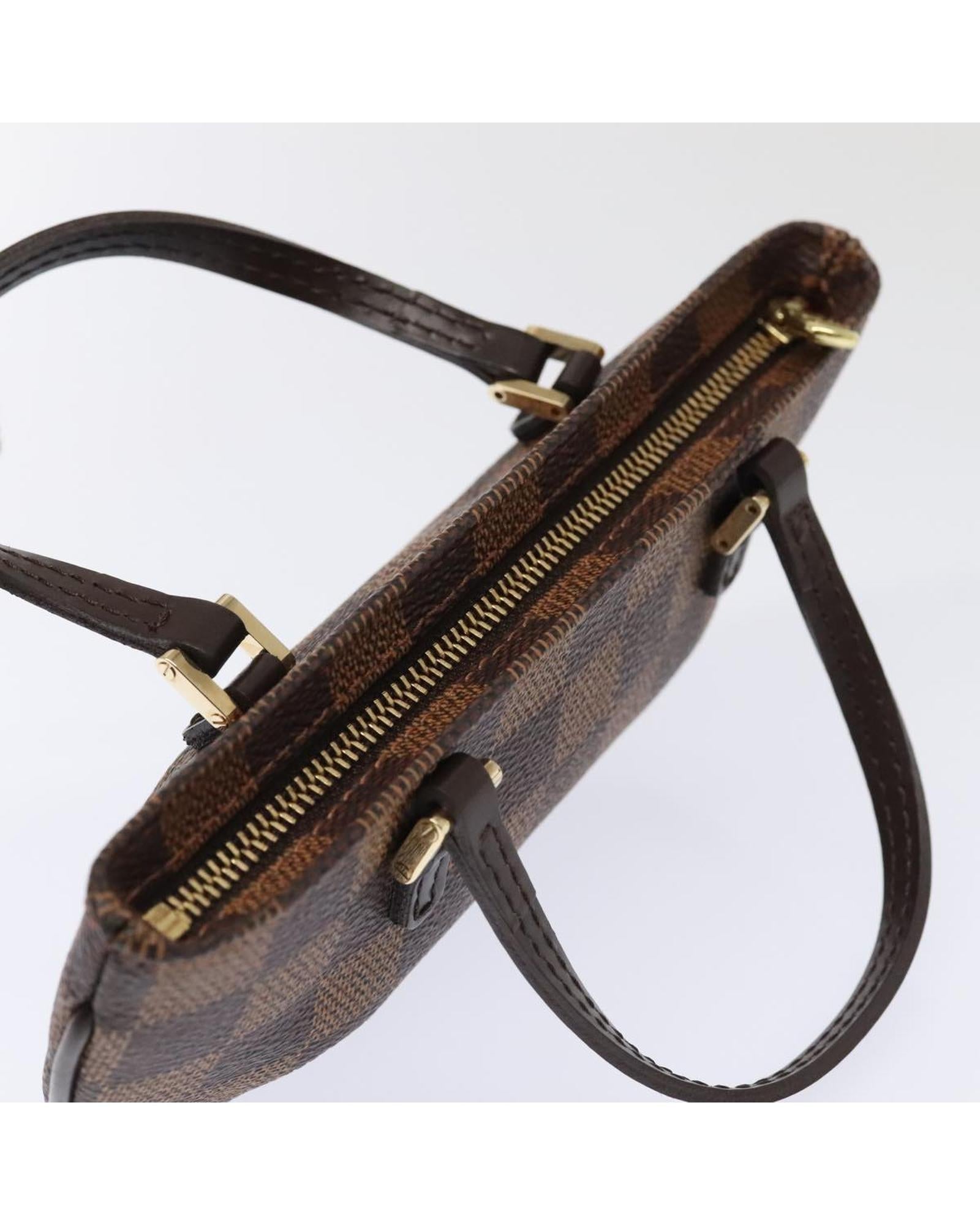 Damier Canvas Accessory Pouch with Dust Bag and Shoulder Strap