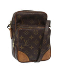 Monogram Canvas Shoulder Bag with Adjustable Strap