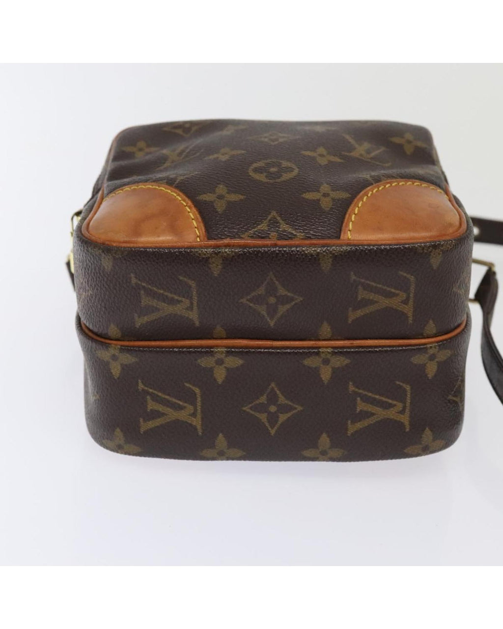 Monogram Canvas Shoulder Bag with Adjustable Strap
