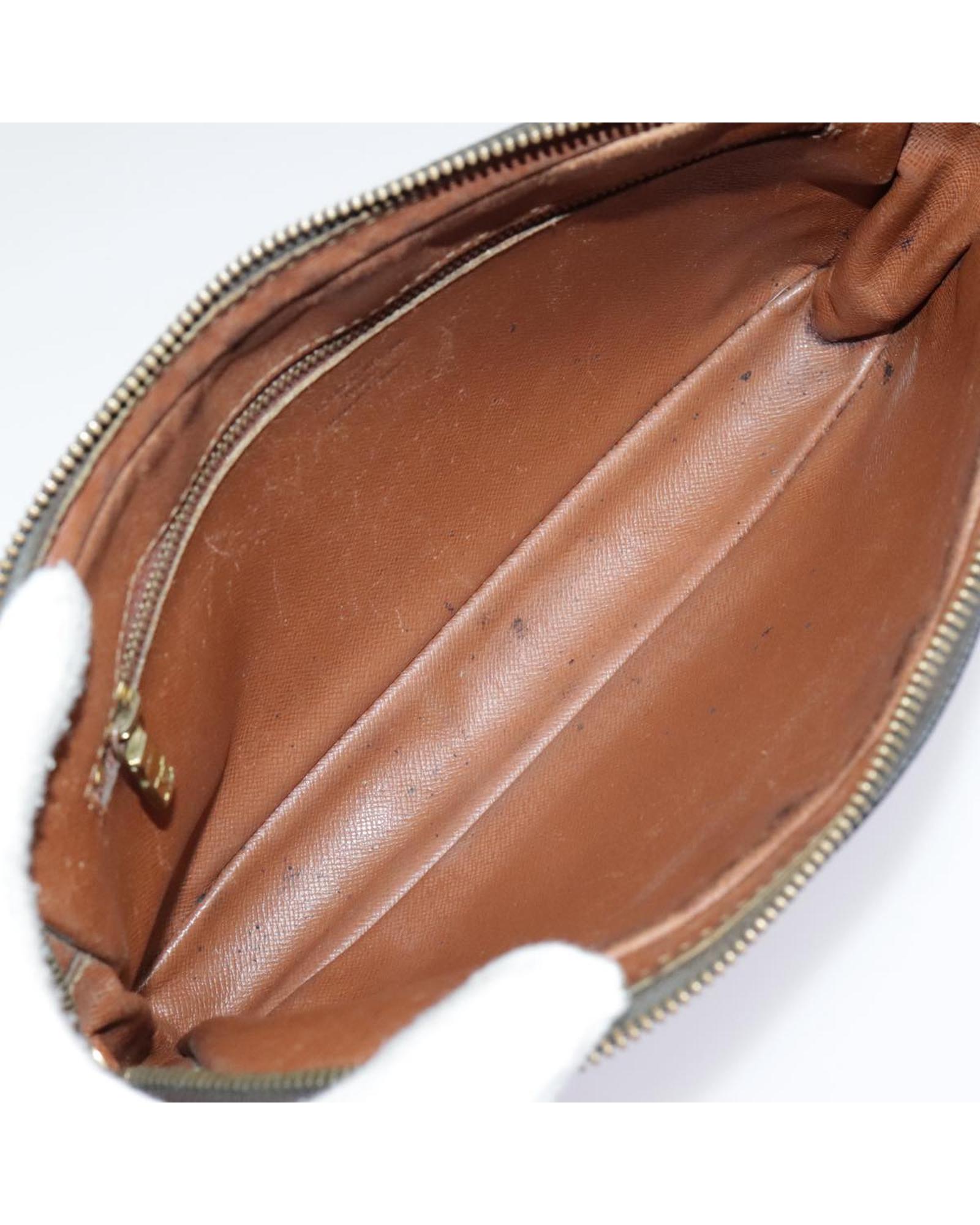 Monogram Clutch Bag with Wristlet Strap
