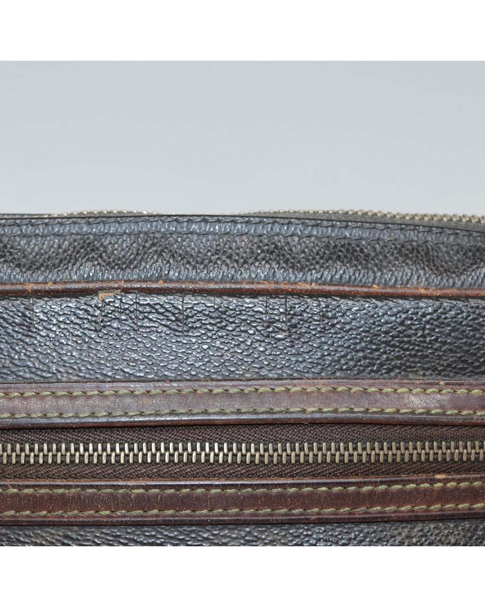 Monogram Clutch Bag with Wristlet Strap