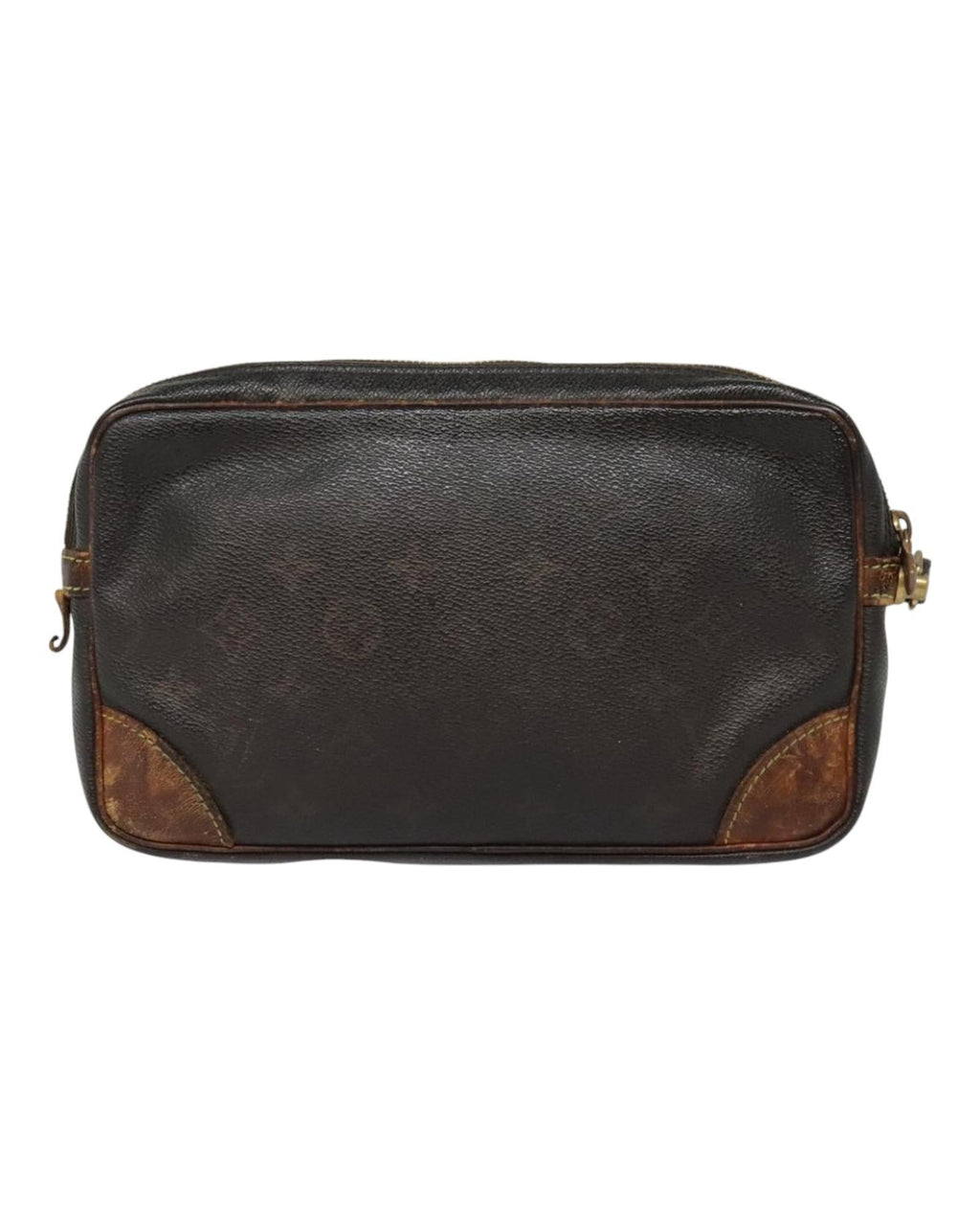 Monogram Clutch Bag with Wristlet Strap