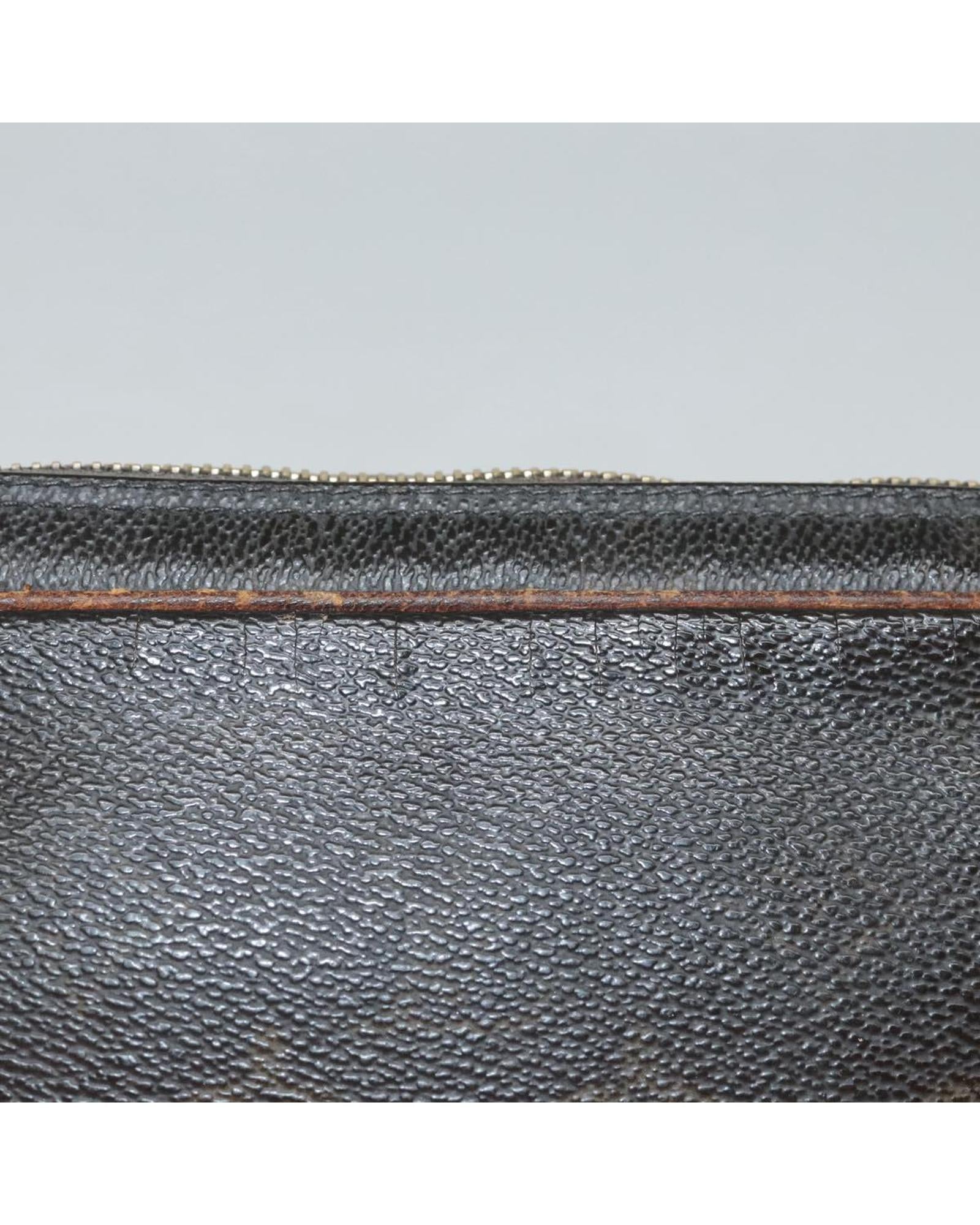 Monogram Clutch Bag with Wristlet Strap