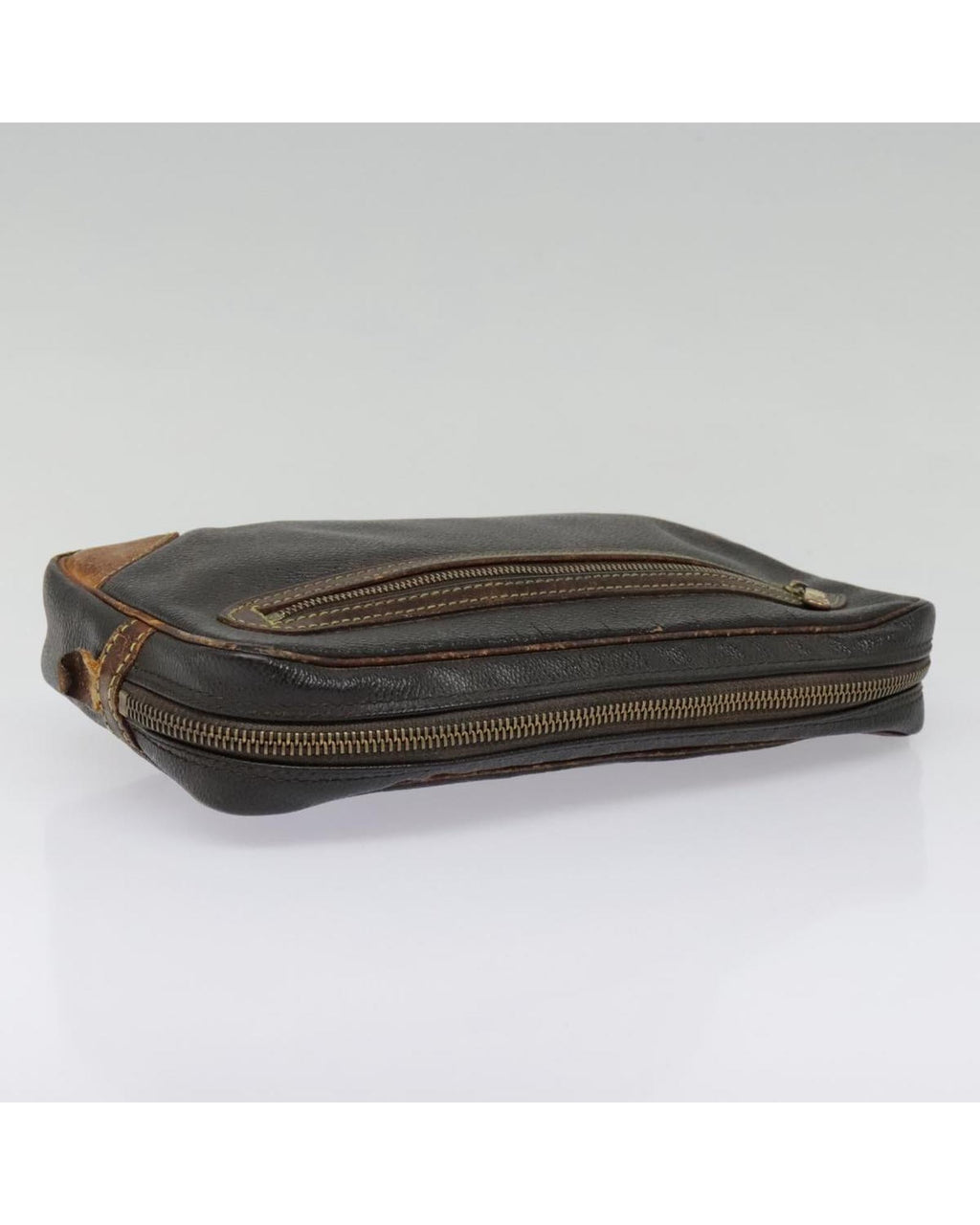 Monogram Clutch Bag with Wristlet Strap