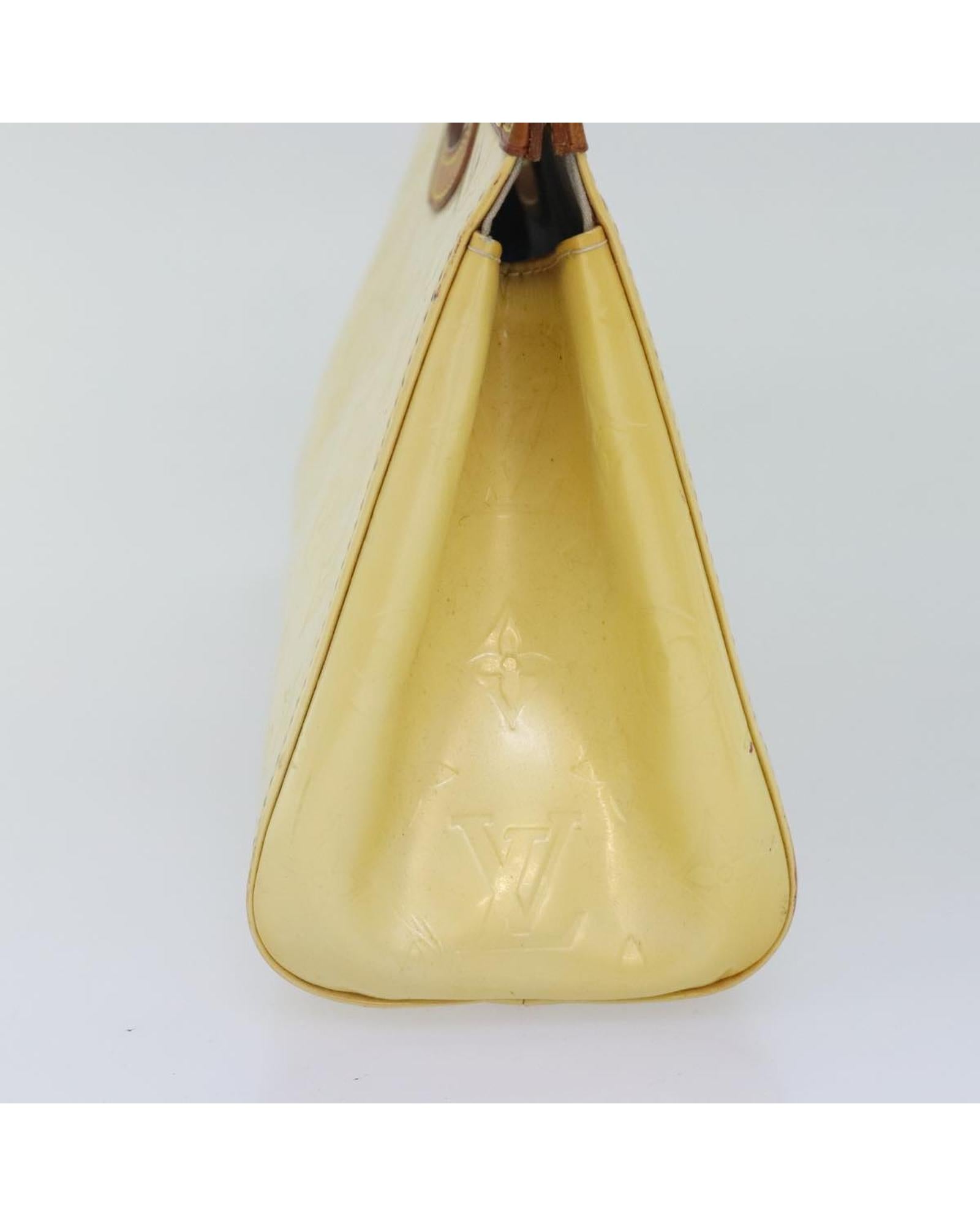 Monogram Vernis Roxbury Drive Patent Leather Hand Bag with Shoulder Strap