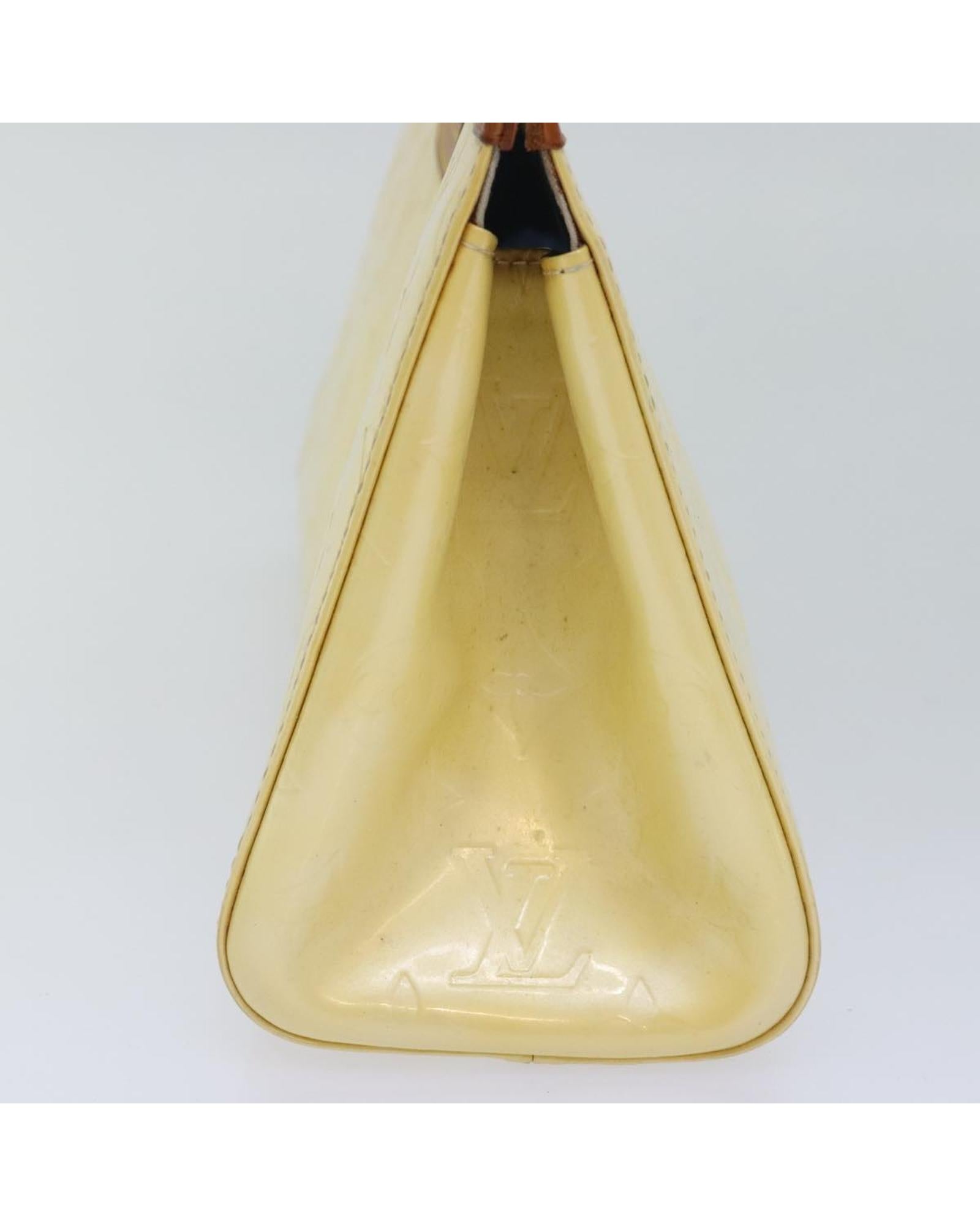 Monogram Vernis Roxbury Drive Patent Leather Hand Bag with Shoulder Strap