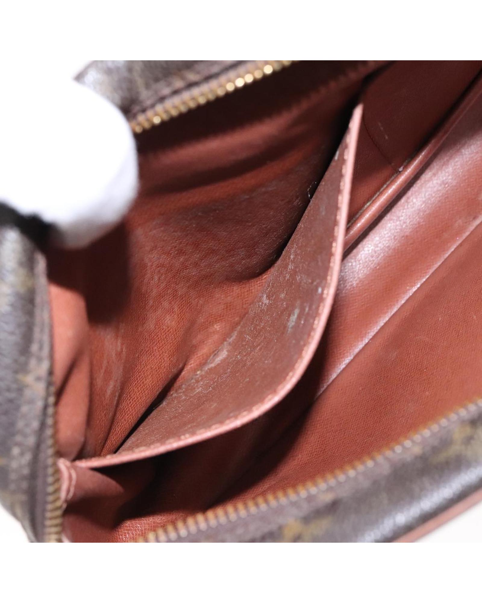 Monogram Compiegne 28 Clutch Bag with  LV Design