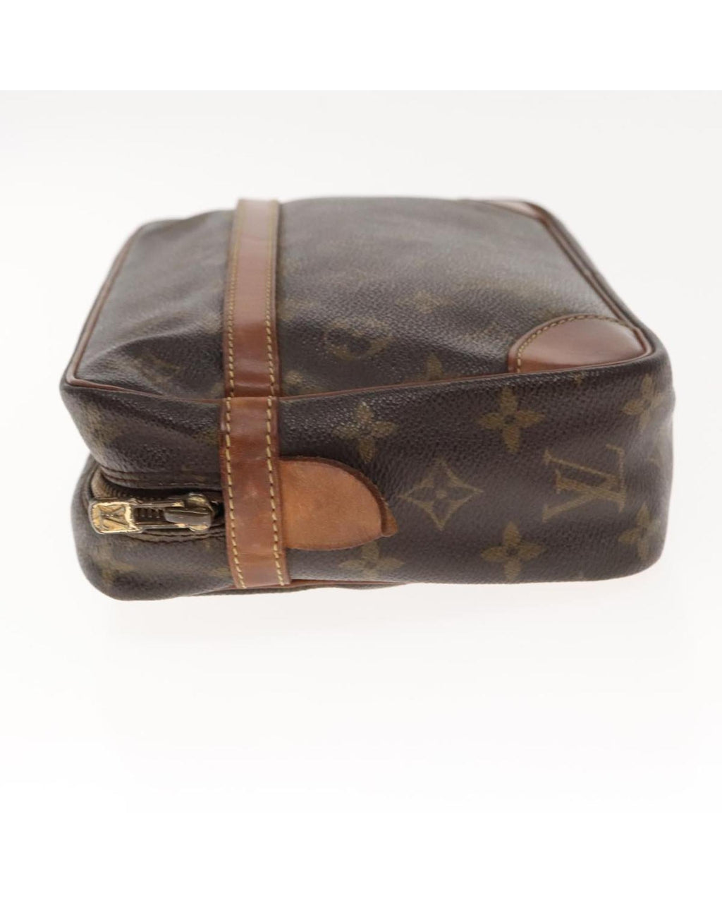 Monogram Compiegne 28 Clutch Bag with  LV Design