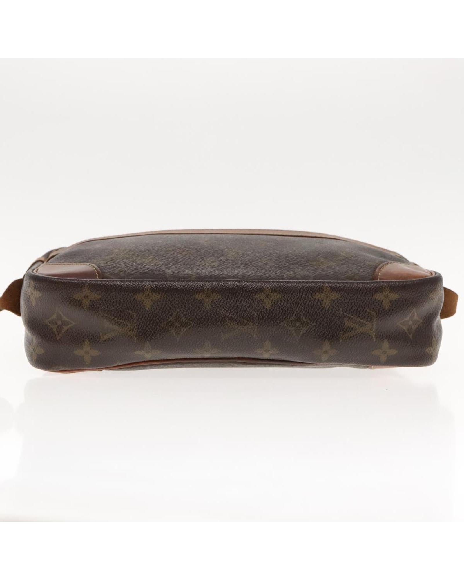 Monogram Compiegne 28 Clutch Bag with  LV Design