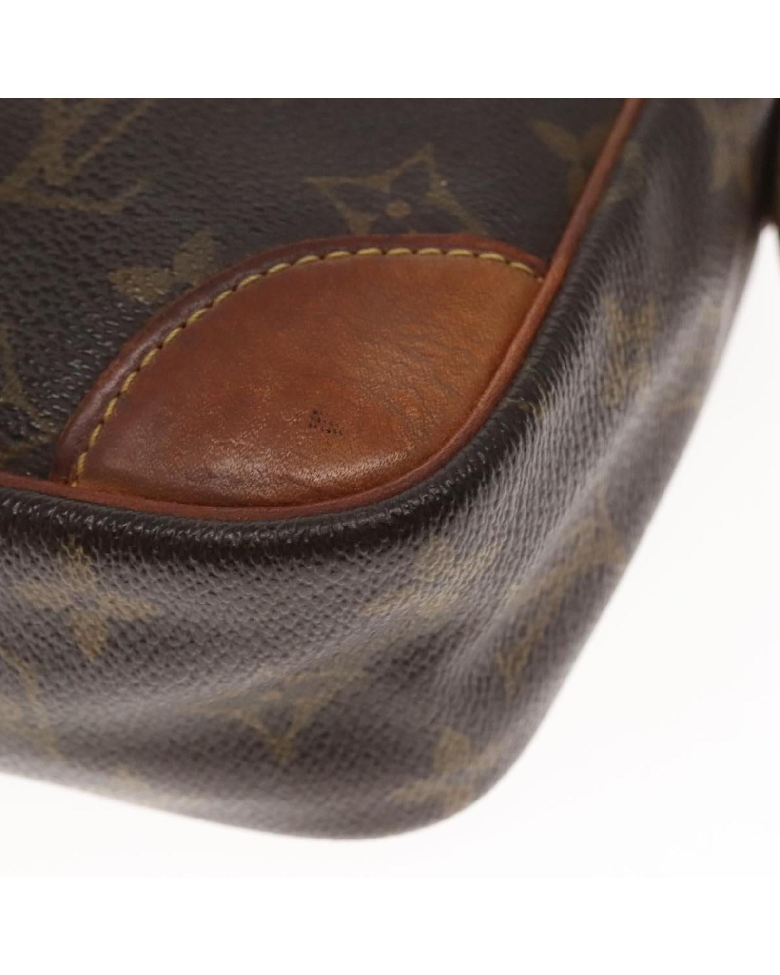 Monogram Compiegne 28 Clutch Bag with  LV Design