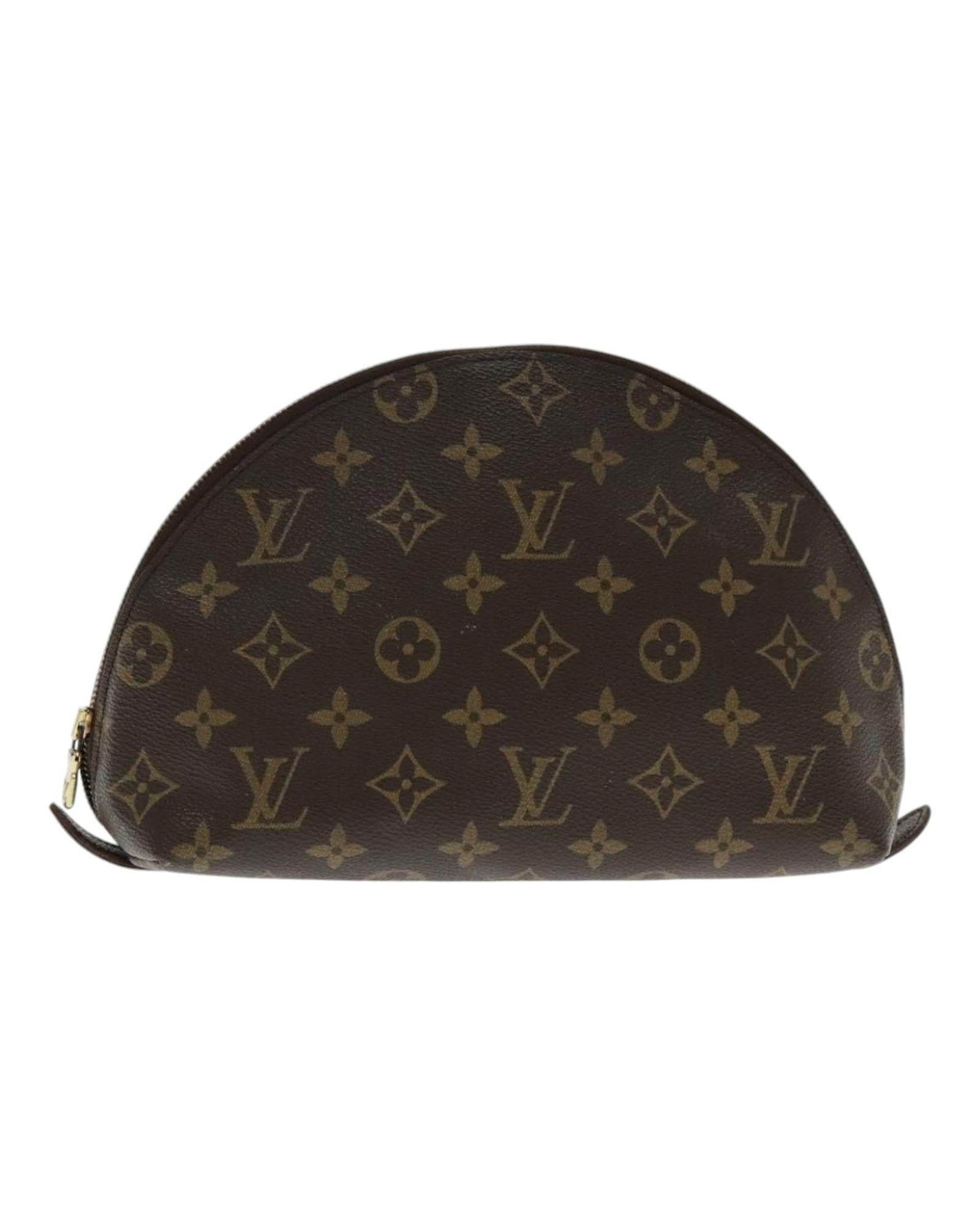 Monogram Trousse Demi Ronde Cosmetic Pouch