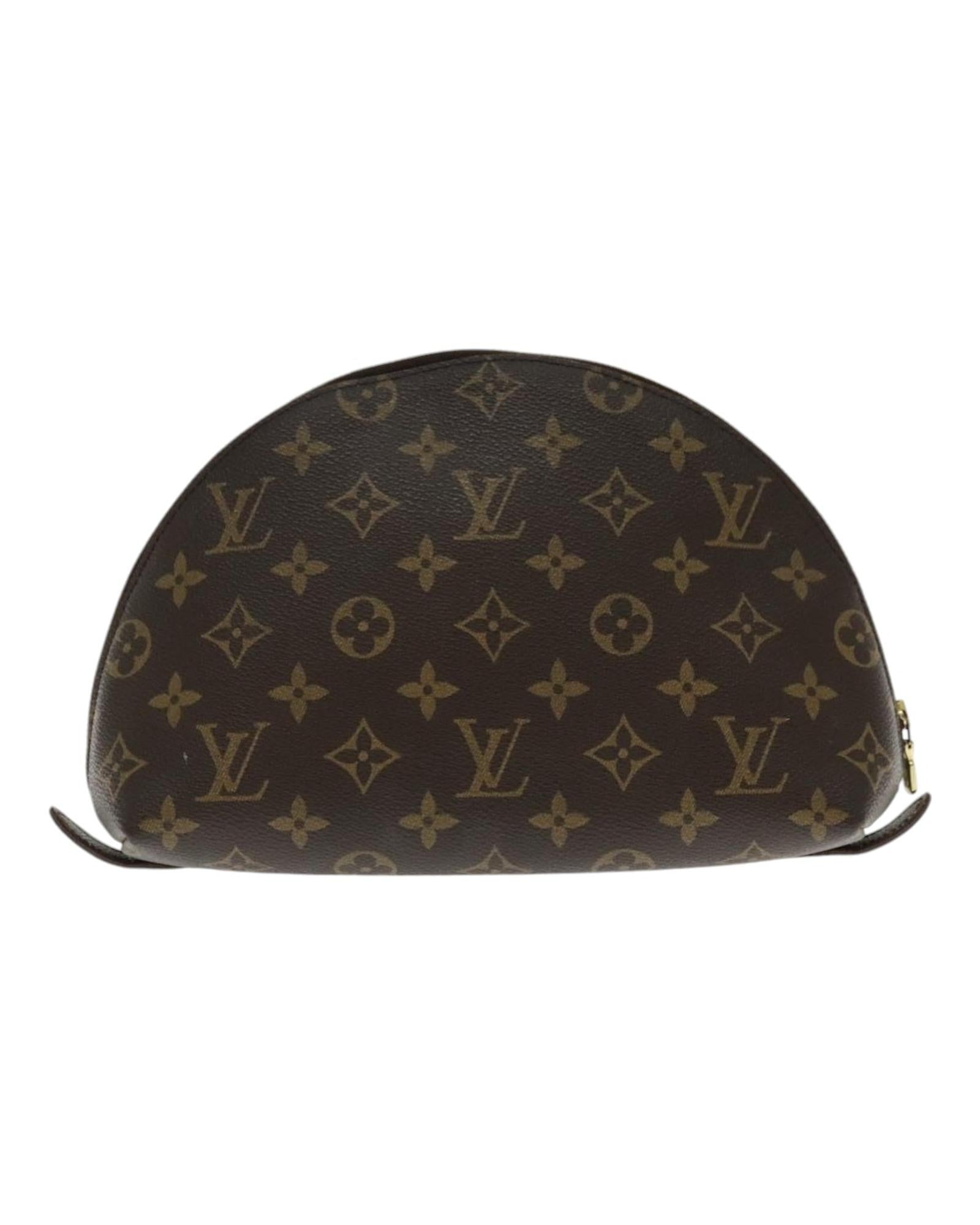 Monogram Trousse Demi Ronde Cosmetic Pouch