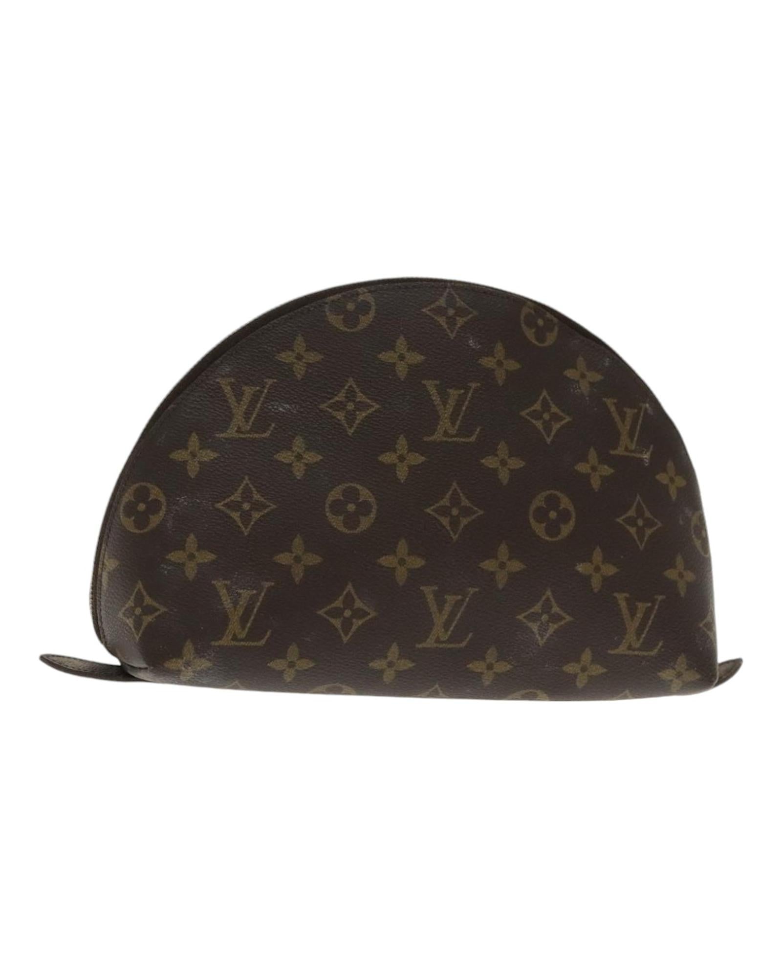 Monogram Trousse Demi Ronde Cosmetic Pouch