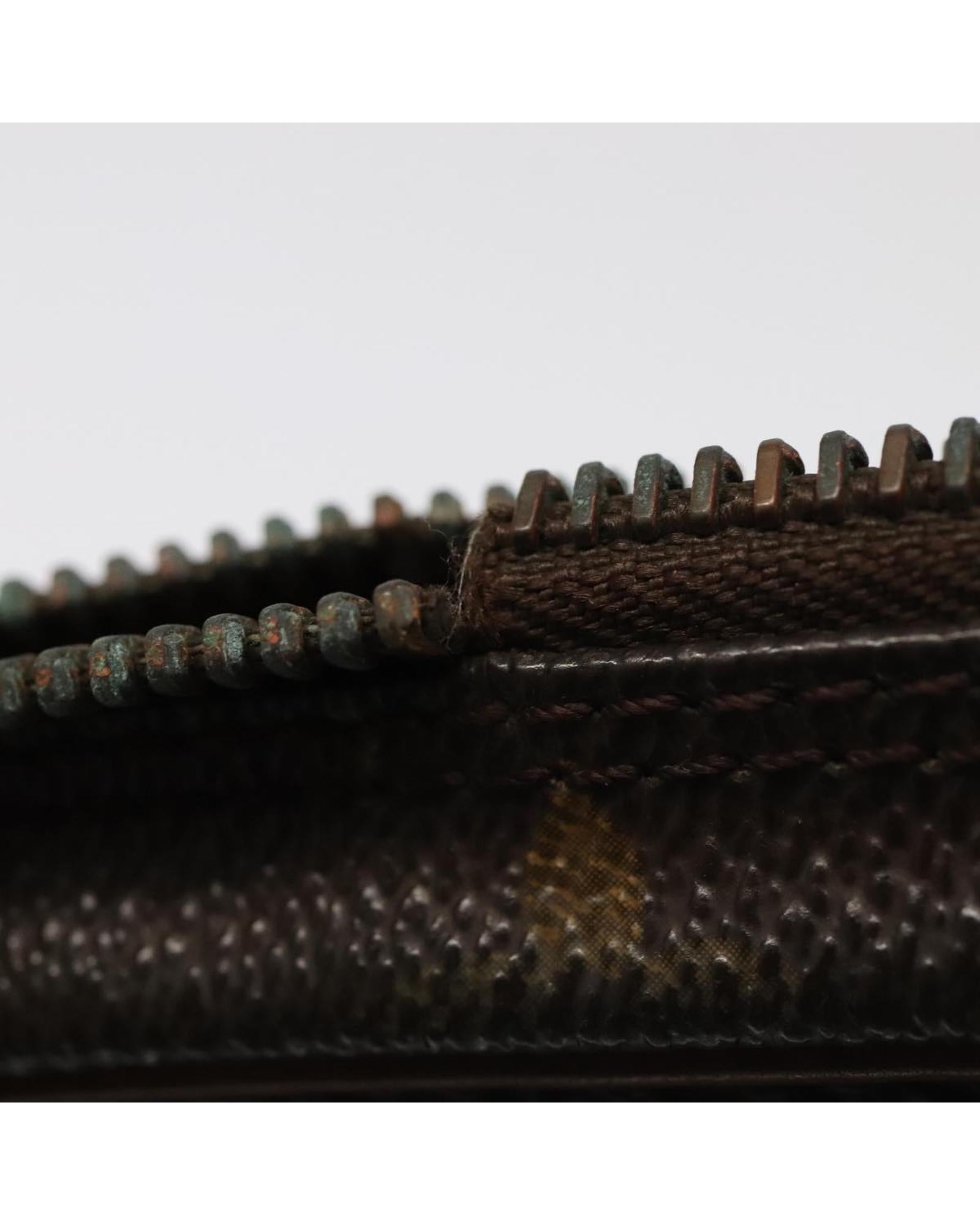 Monogram Clutch Bag with Wristlet Strap
