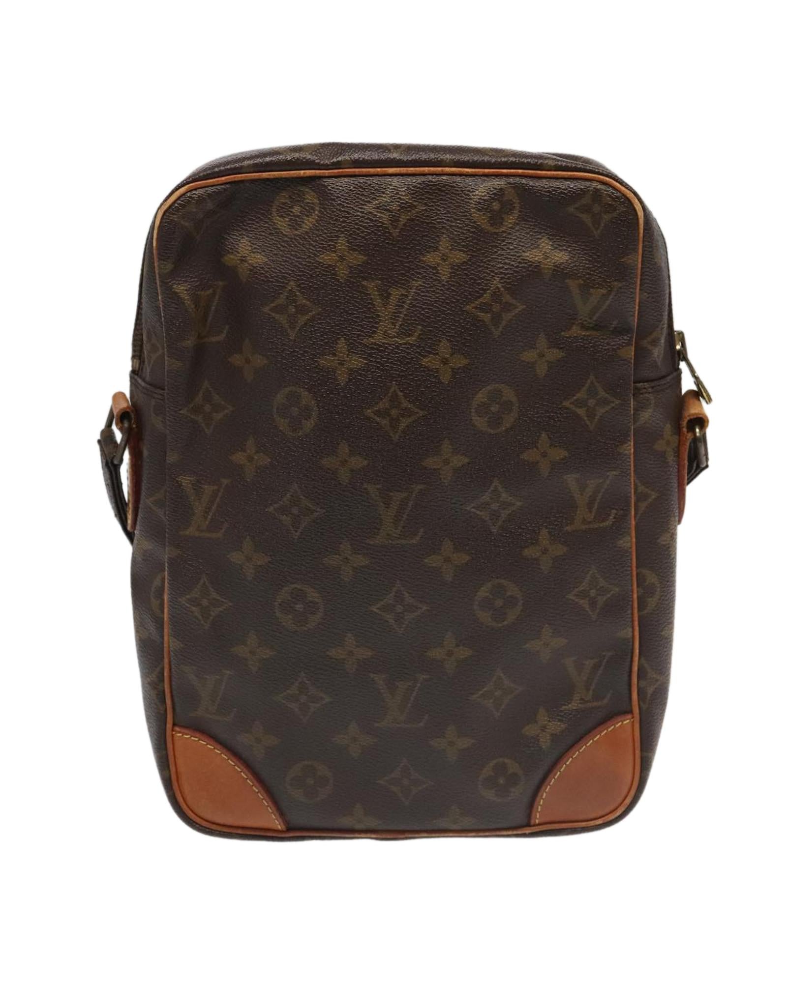 Monogram Danube MM Shoulder Bag with Adjustable Strap