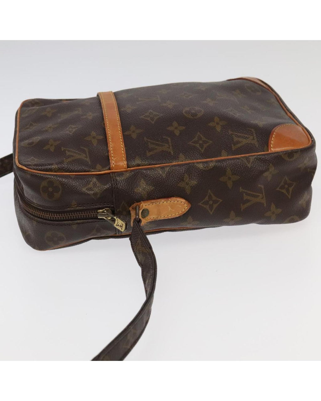 Monogram Danube MM Shoulder Bag with Adjustable Strap
