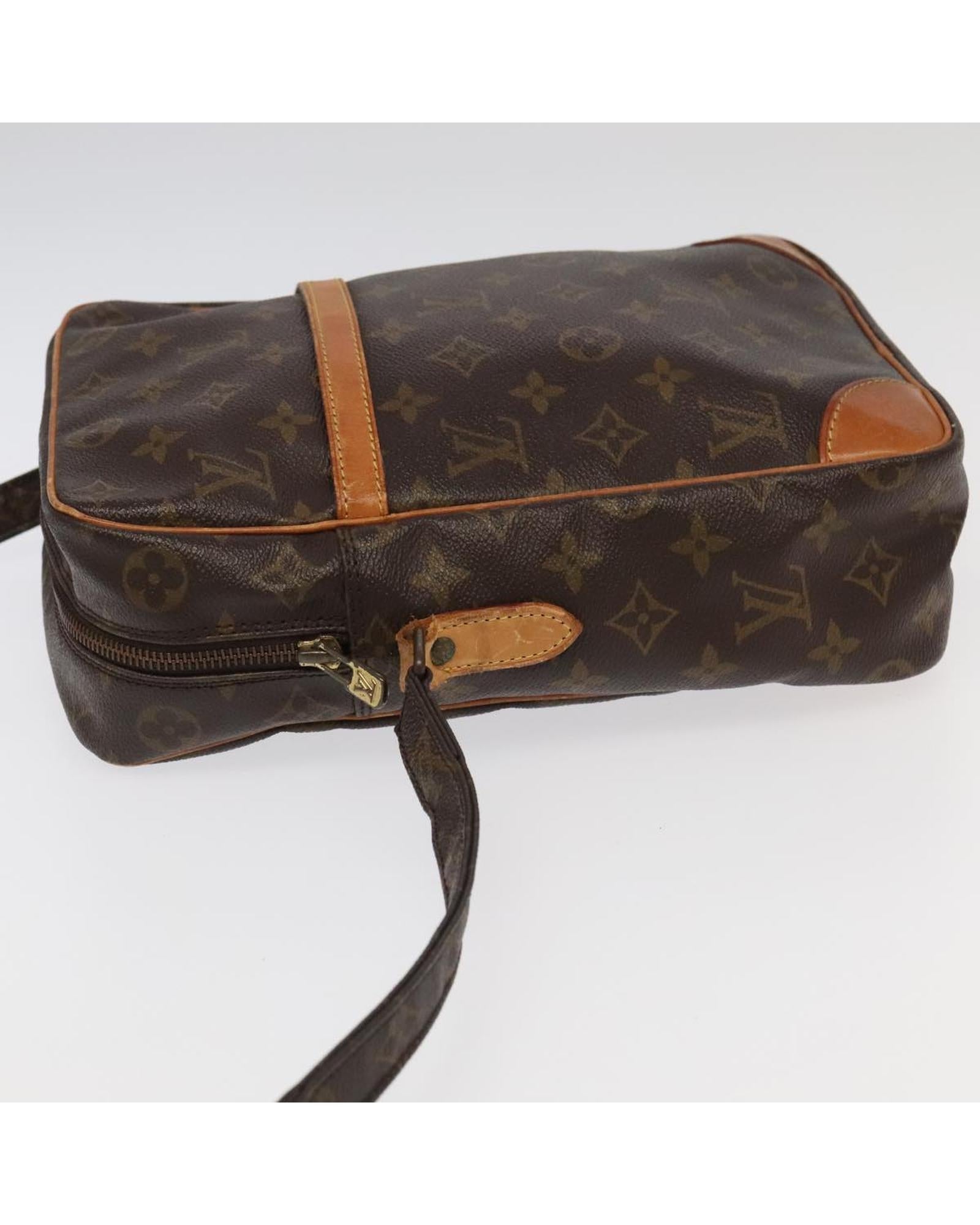 Monogram Danube MM Shoulder Bag with Adjustable Strap