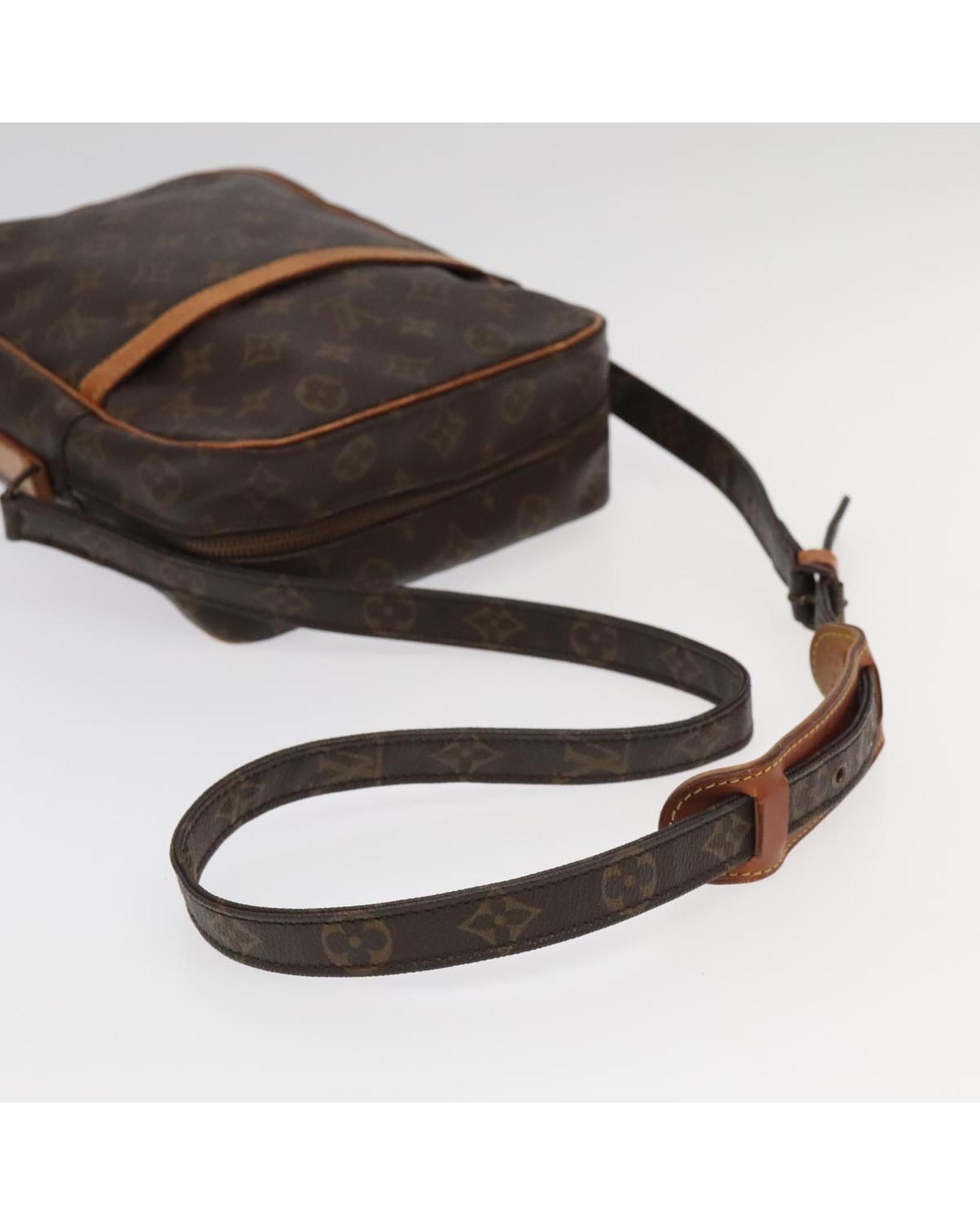 Monogram Danube MM Shoulder Bag with Adjustable Strap