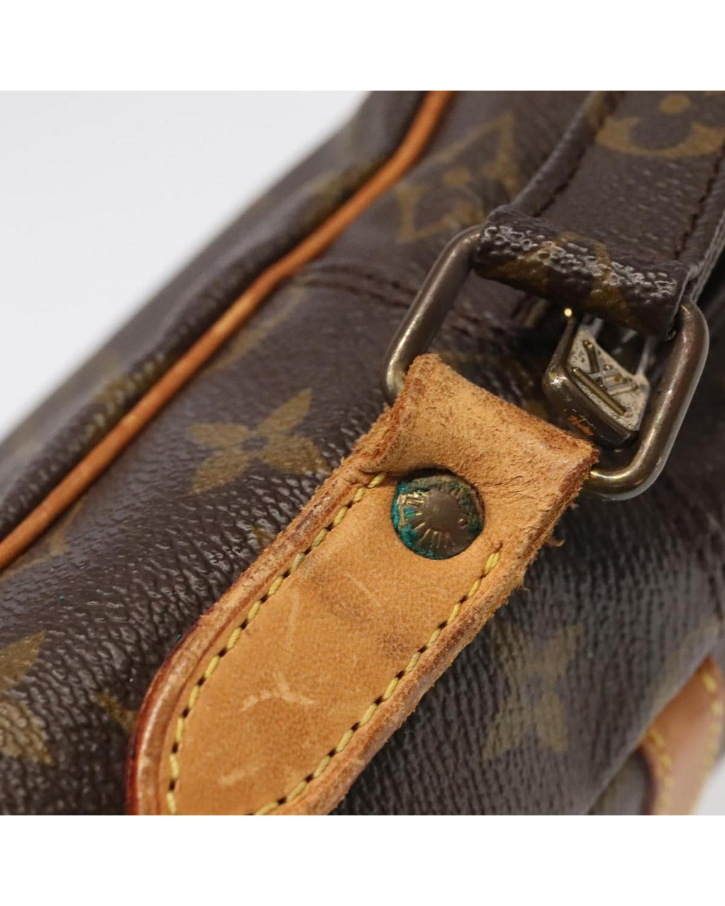 Monogram Danube MM Shoulder Bag with Adjustable Strap
