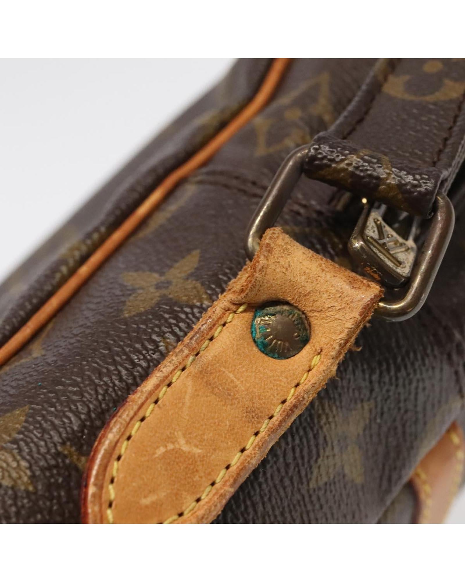Monogram Danube MM Shoulder Bag with Adjustable Strap
