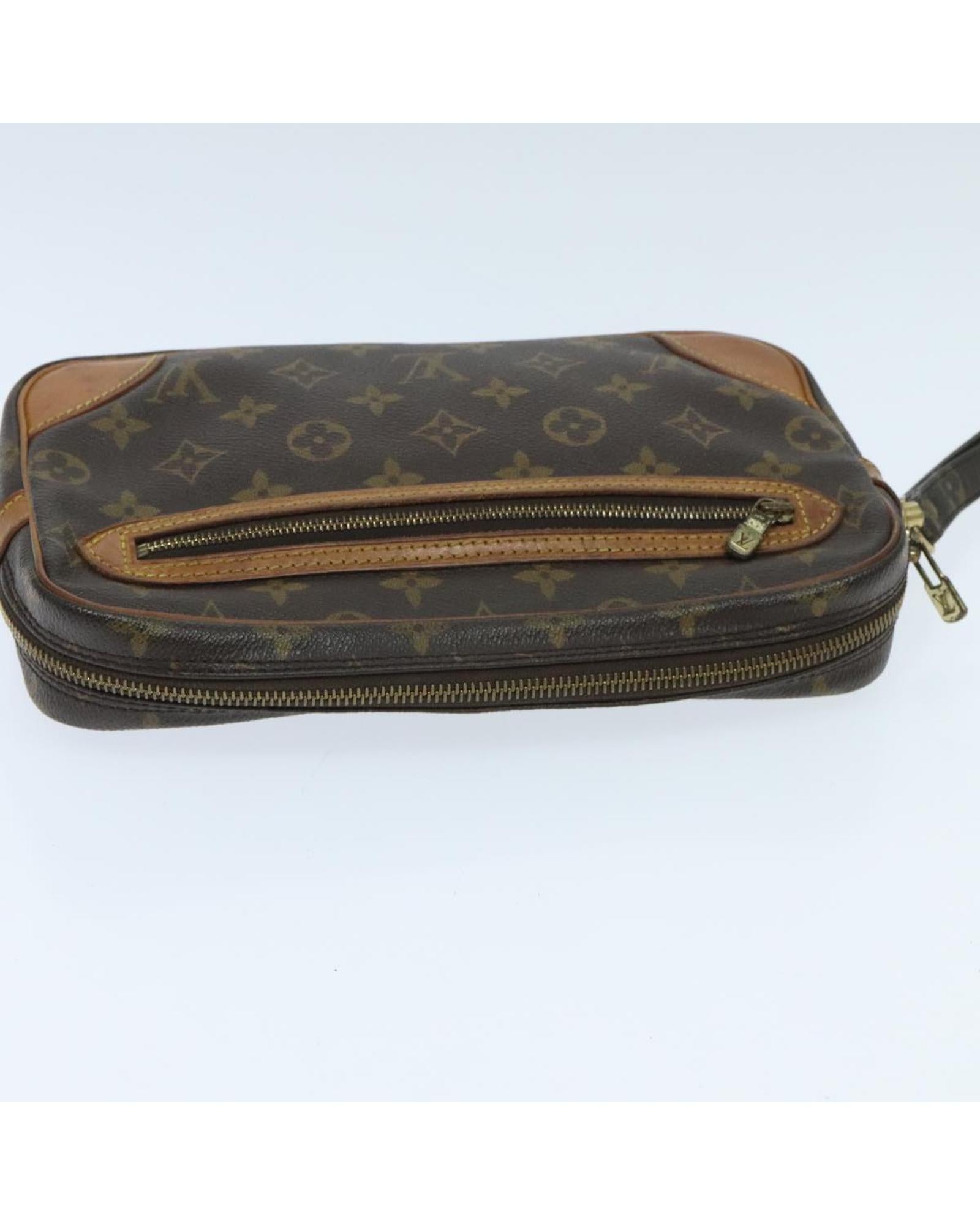 Monogram Dragonne GM Clutch Bag