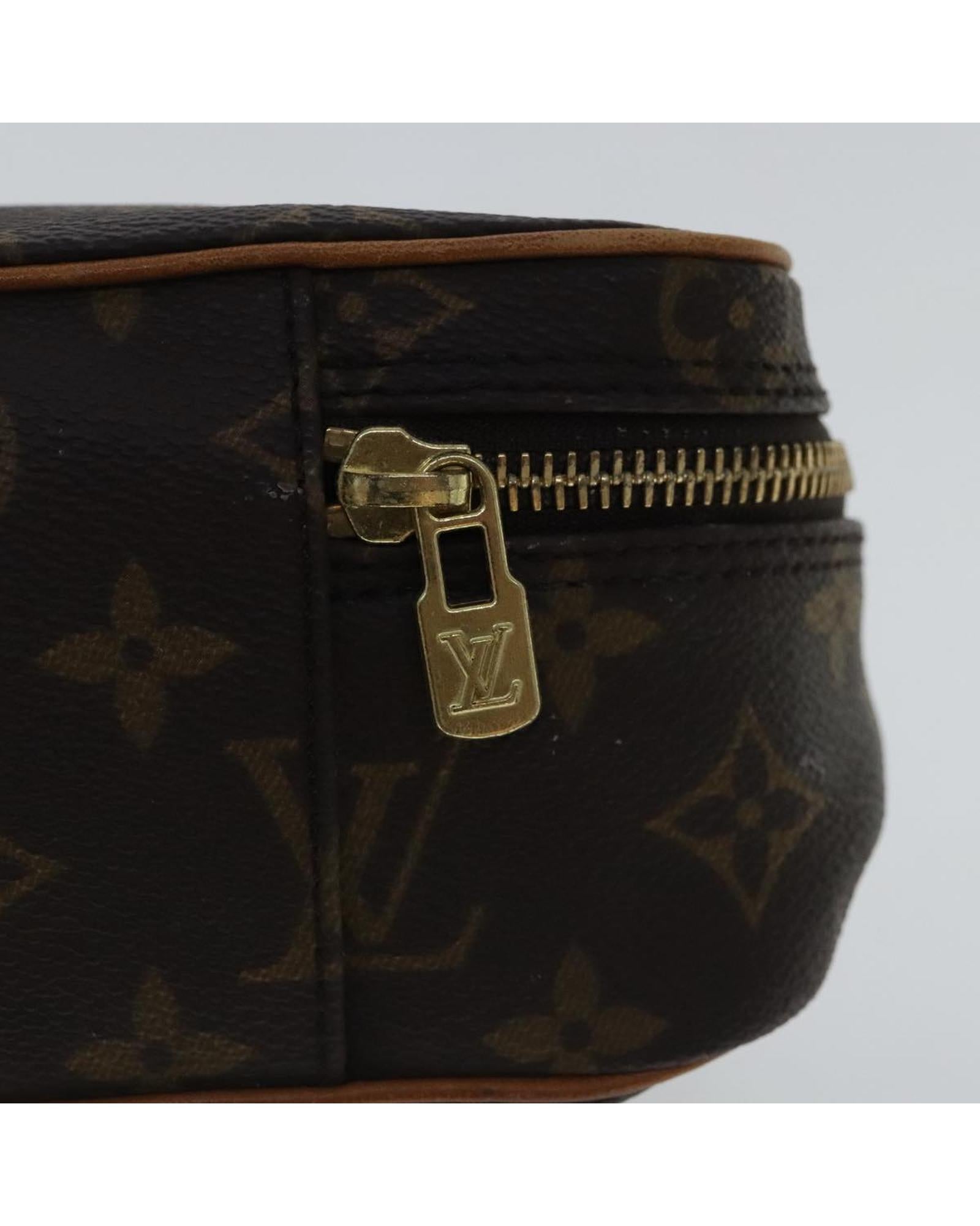 Monogram Canvas Cosmetic Pouch