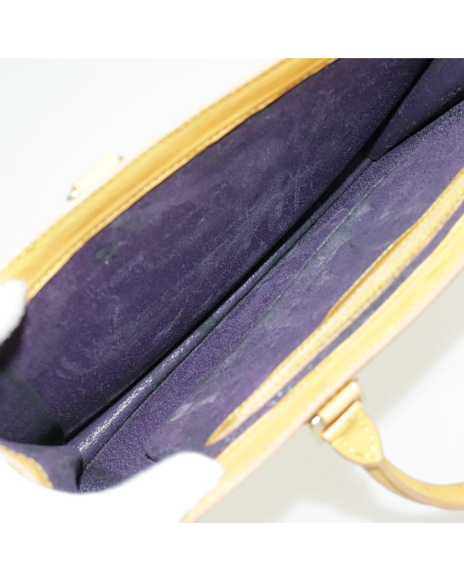 Epi Leather Sac Plat Hand Bag