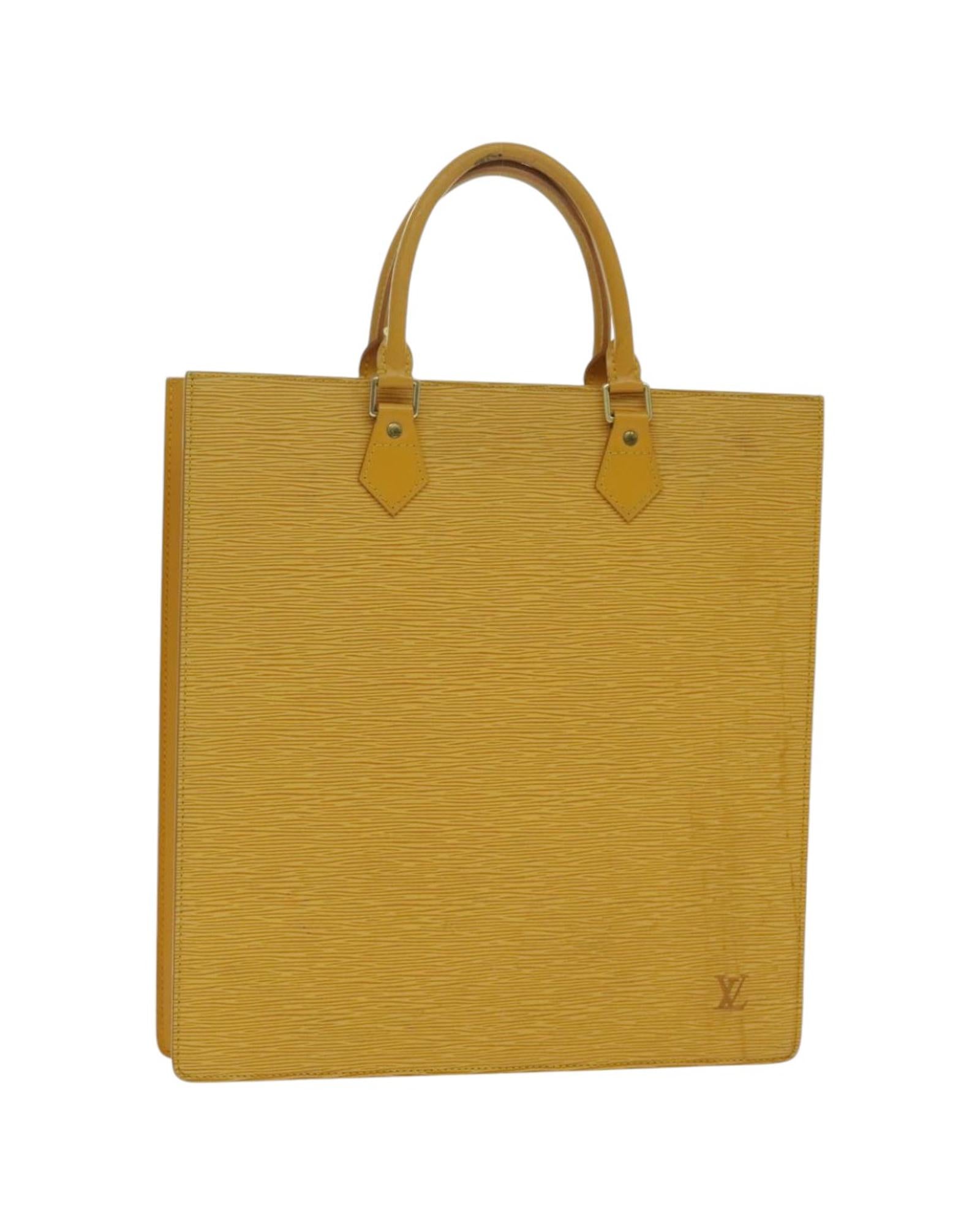 Epi Leather Sac Plat Hand Bag
