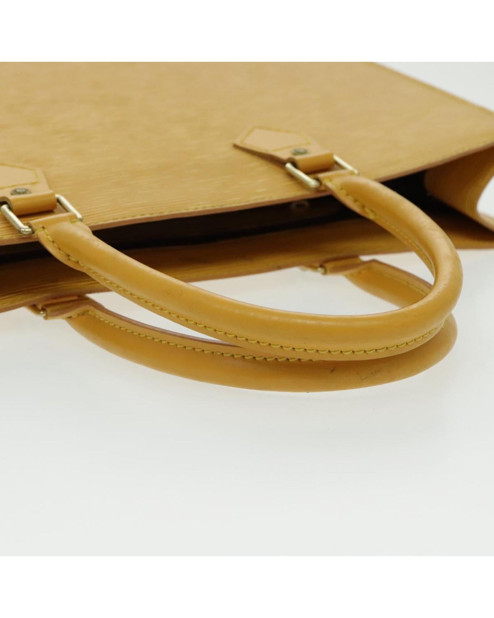 Epi Leather Sac Plat Hand Bag